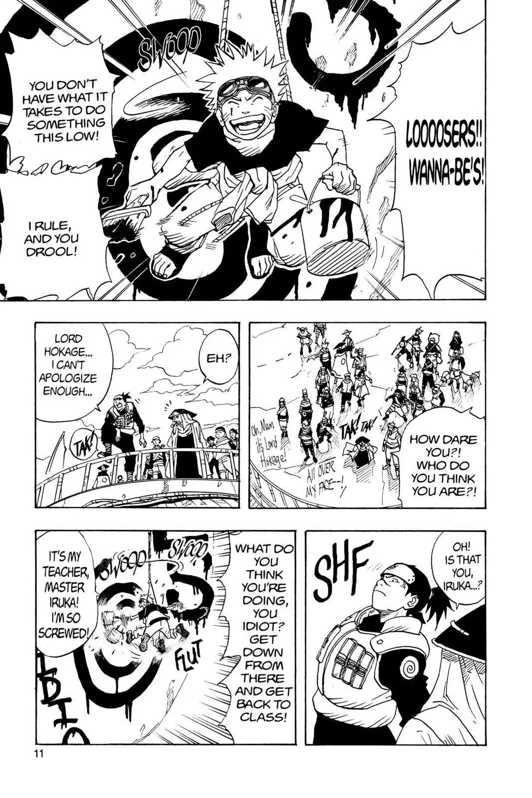 Naruto Chapter 1 page 11 - Chapter 1: Uzumaki Naruto!