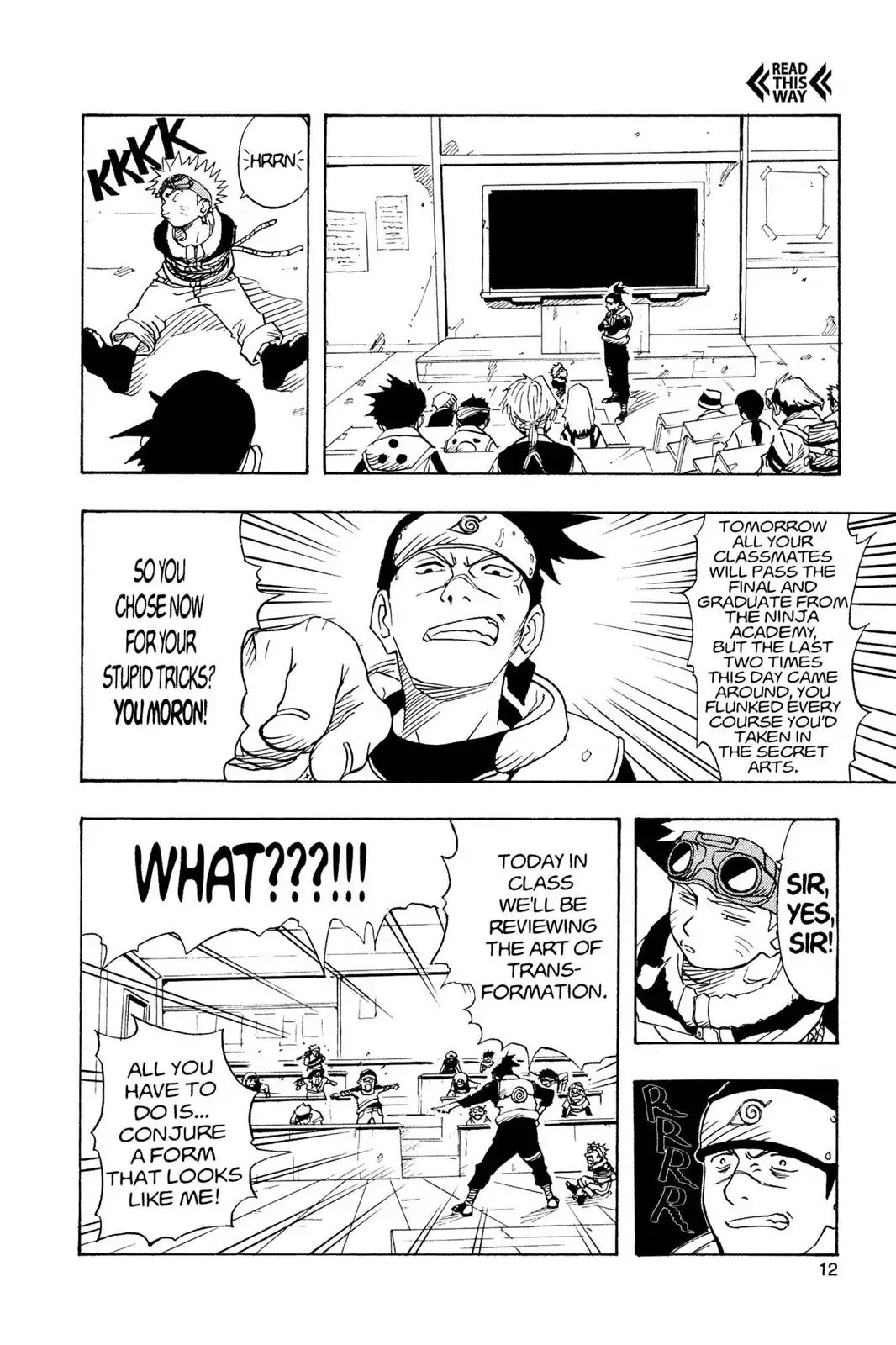 Naruto Chapter 1 page 12 - Chapter 1: Uzumaki Naruto!