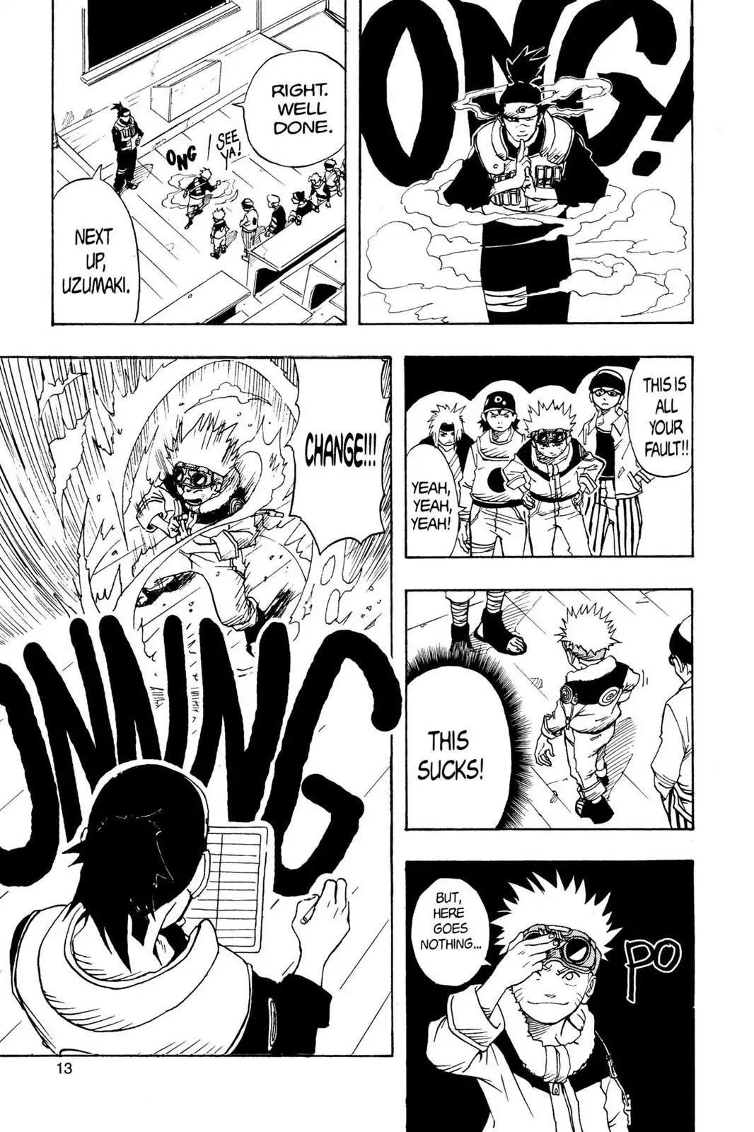 Naruto Chapter 1 page 13 - Chapter 1: Uzumaki Naruto!