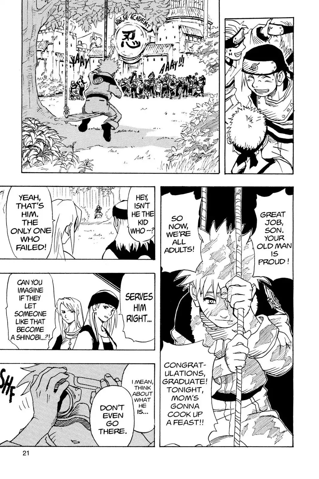 Naruto Chapter 1 page 21 - Chapter 1: Uzumaki Naruto!