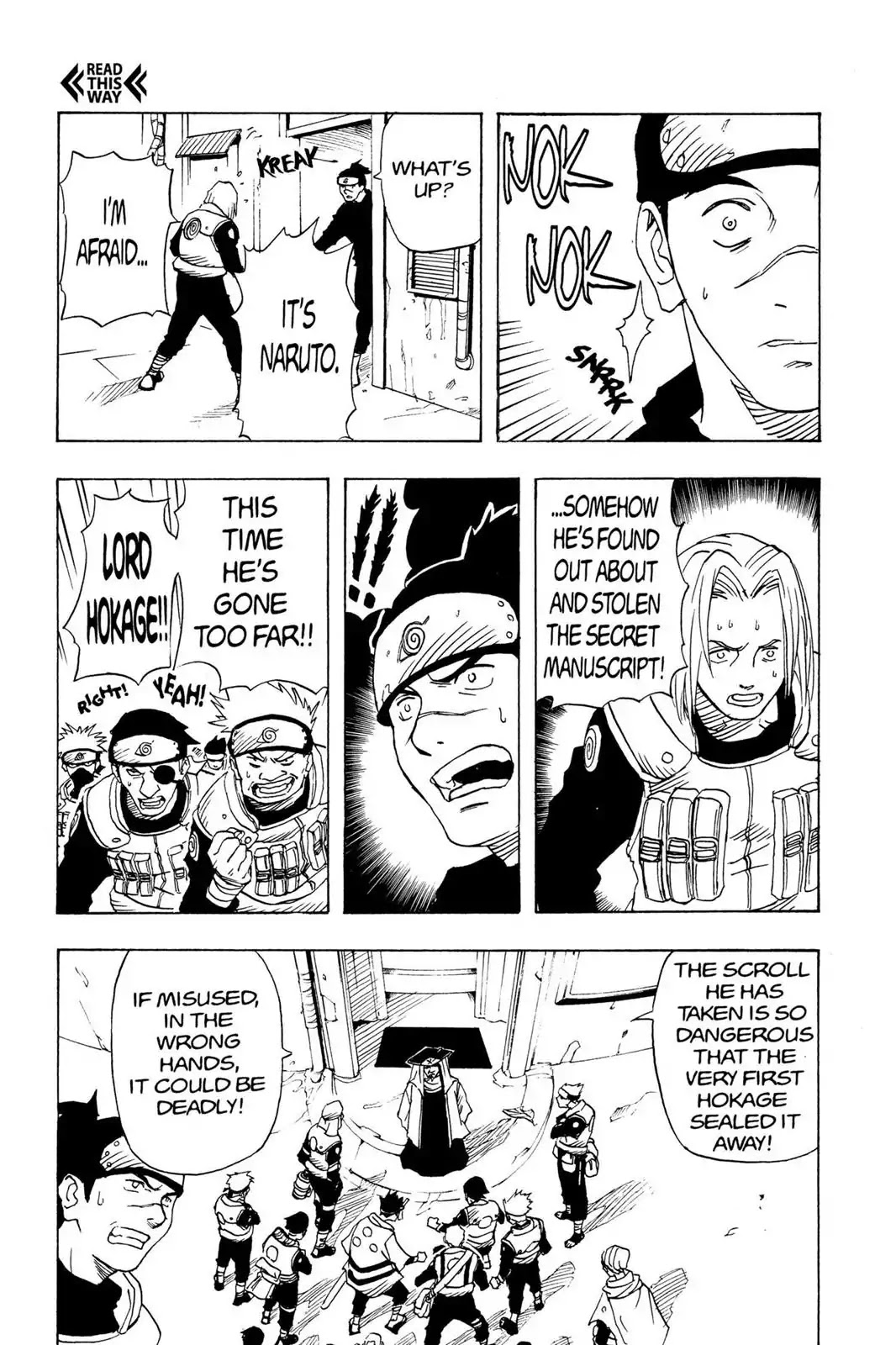 Naruto Chapter 1 page 27 - Chapter 1: Uzumaki Naruto!