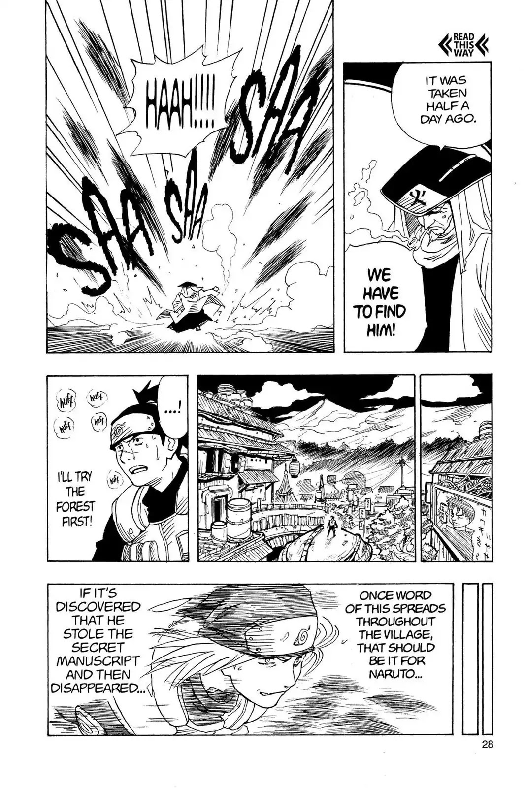 Naruto Chapter 1 page 28 - Chapter 1: Uzumaki Naruto!