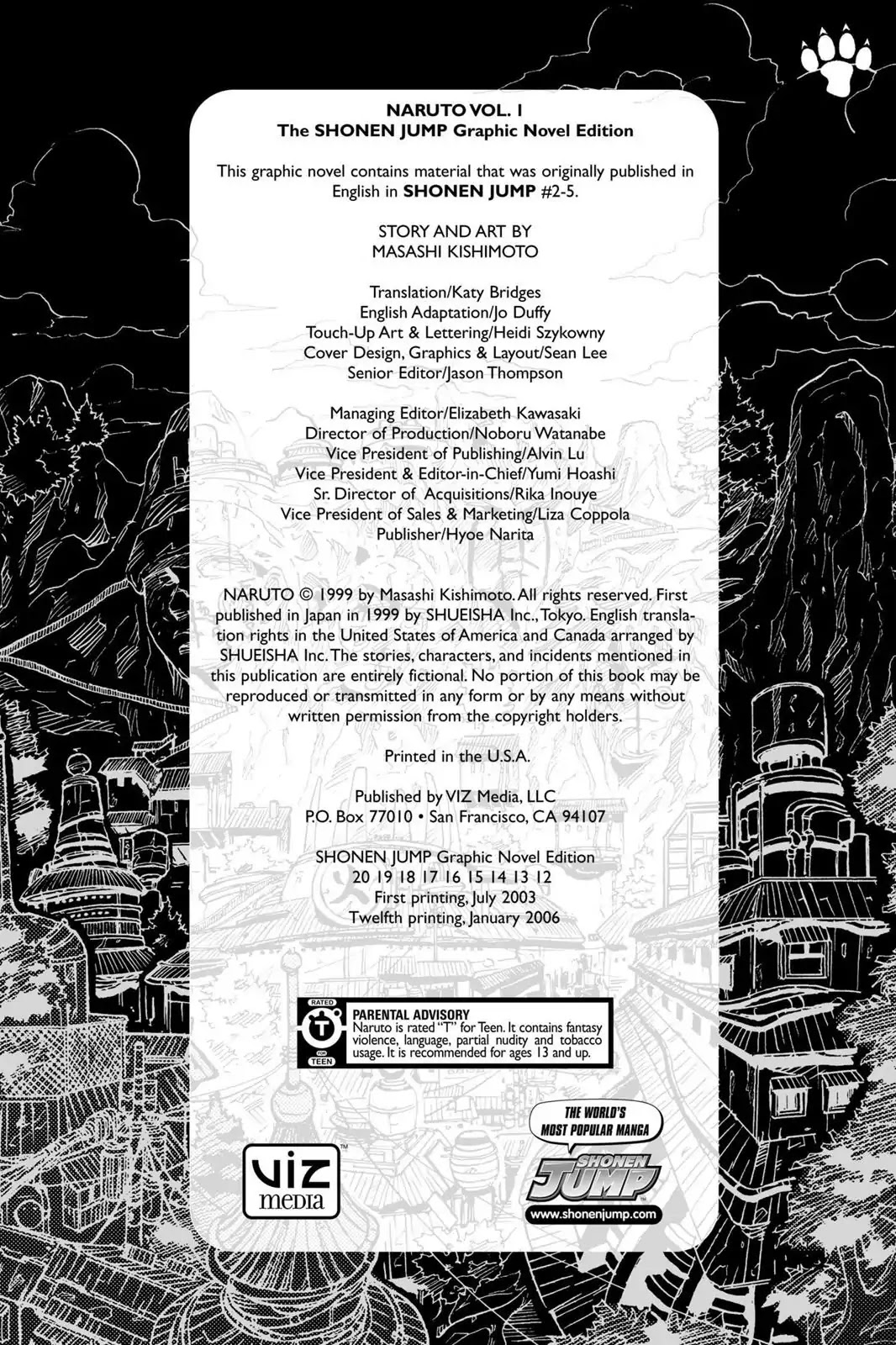 Naruto Chapter 1 page 3 - Chapter 1: Uzumaki Naruto!