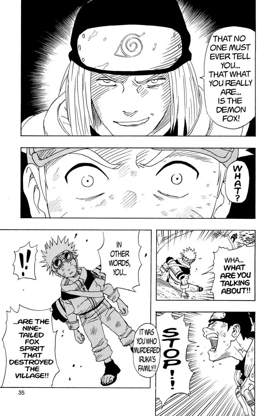 Naruto Chapter 1 page 35 - Chapter 1: Uzumaki Naruto!