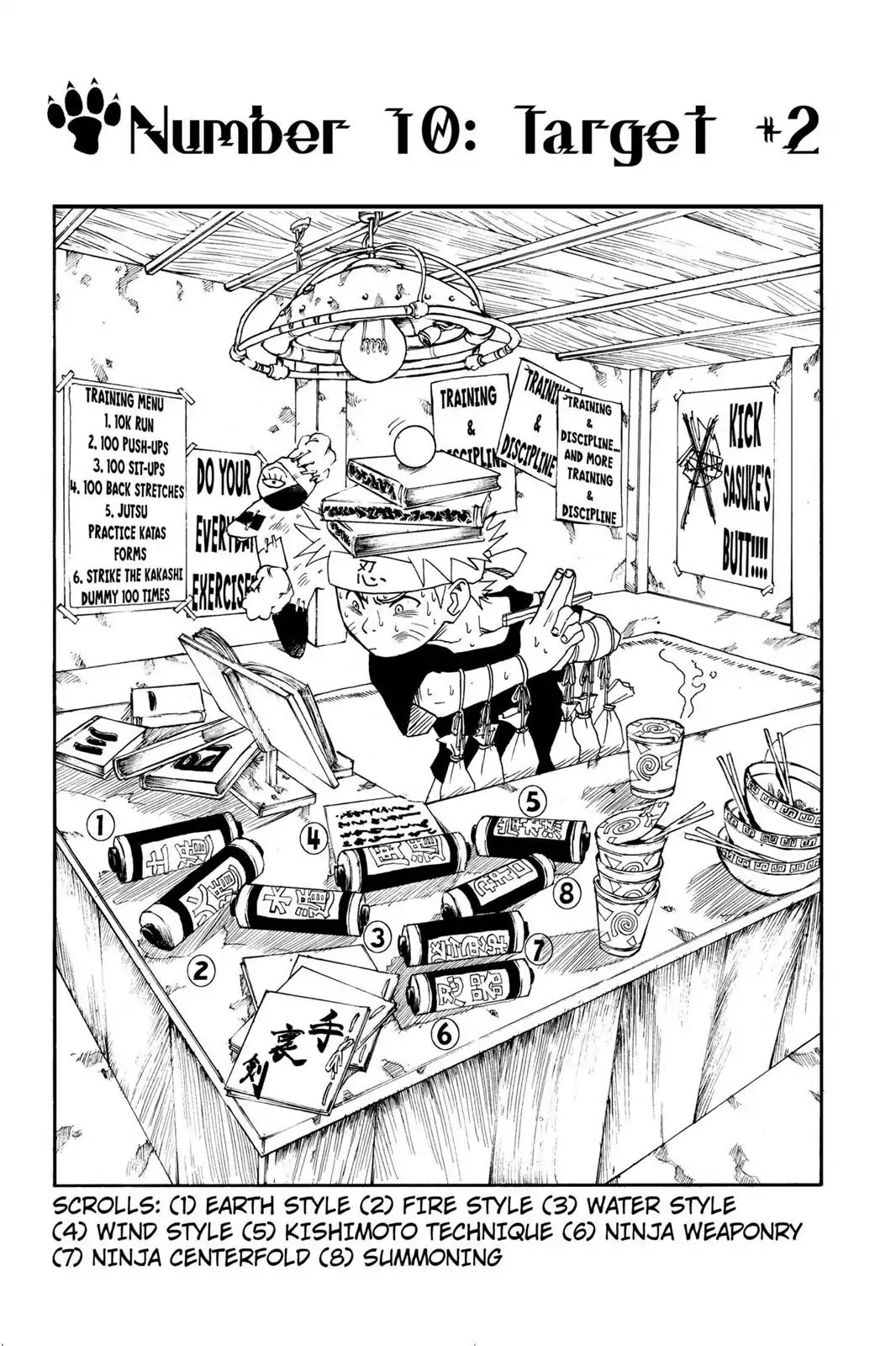 Naruto Chapter 10 page 1 - Chapter 10: Target #2