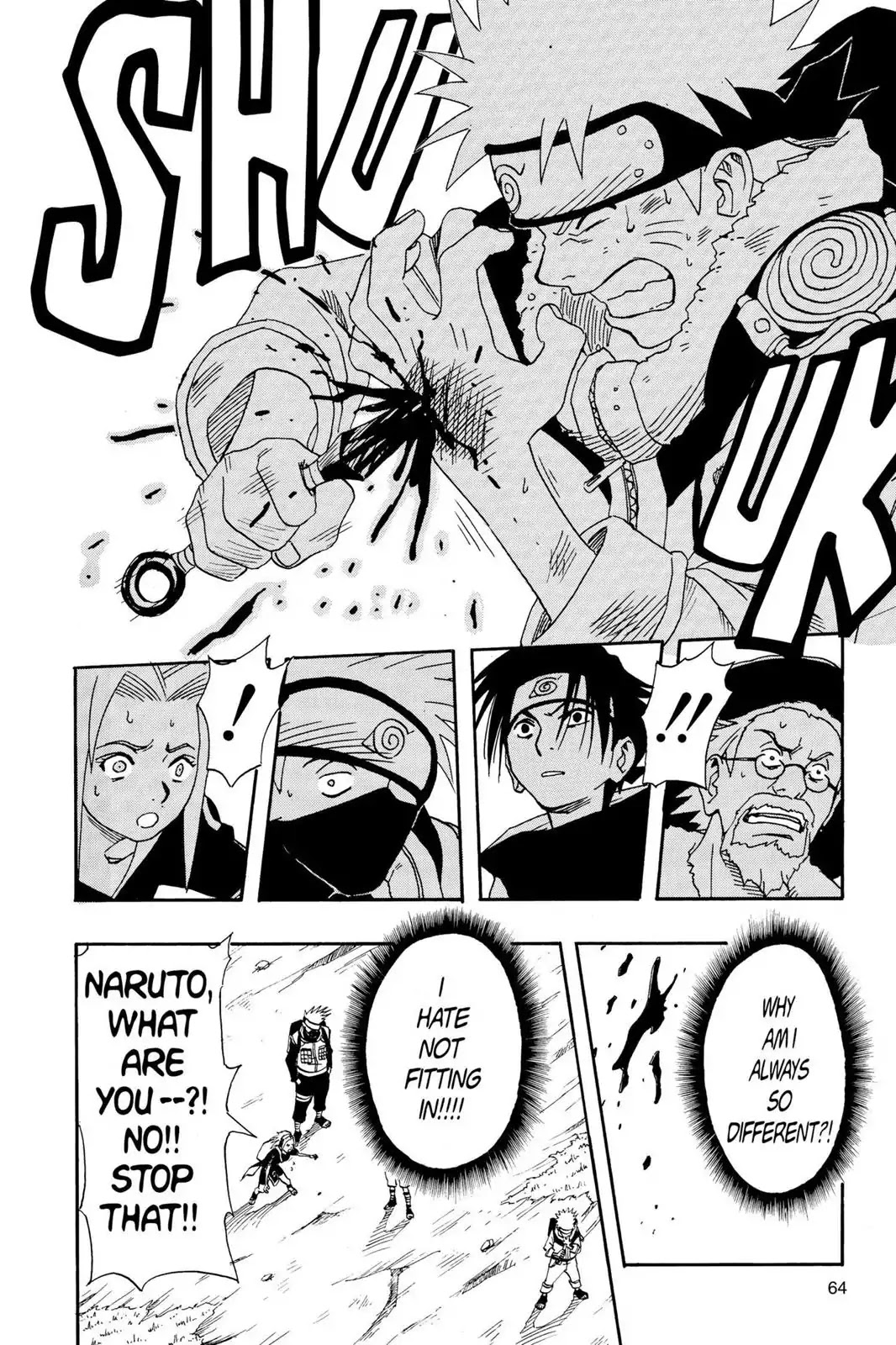 Naruto Chapter 10 page 16 - Chapter 10: Target #2