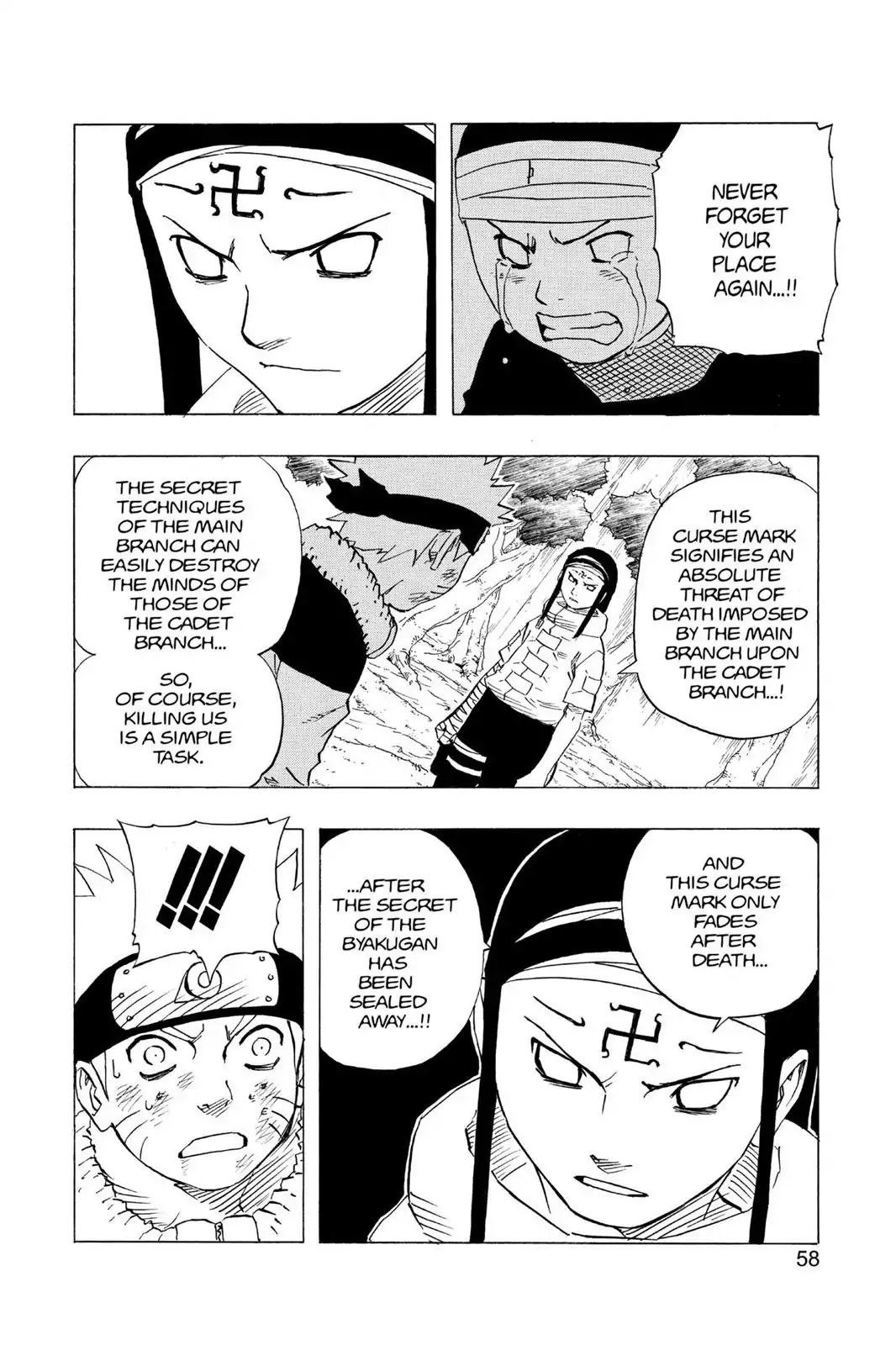 Naruto Chapter 102 page 12 - Chapter 102: The Caged Bird...!!