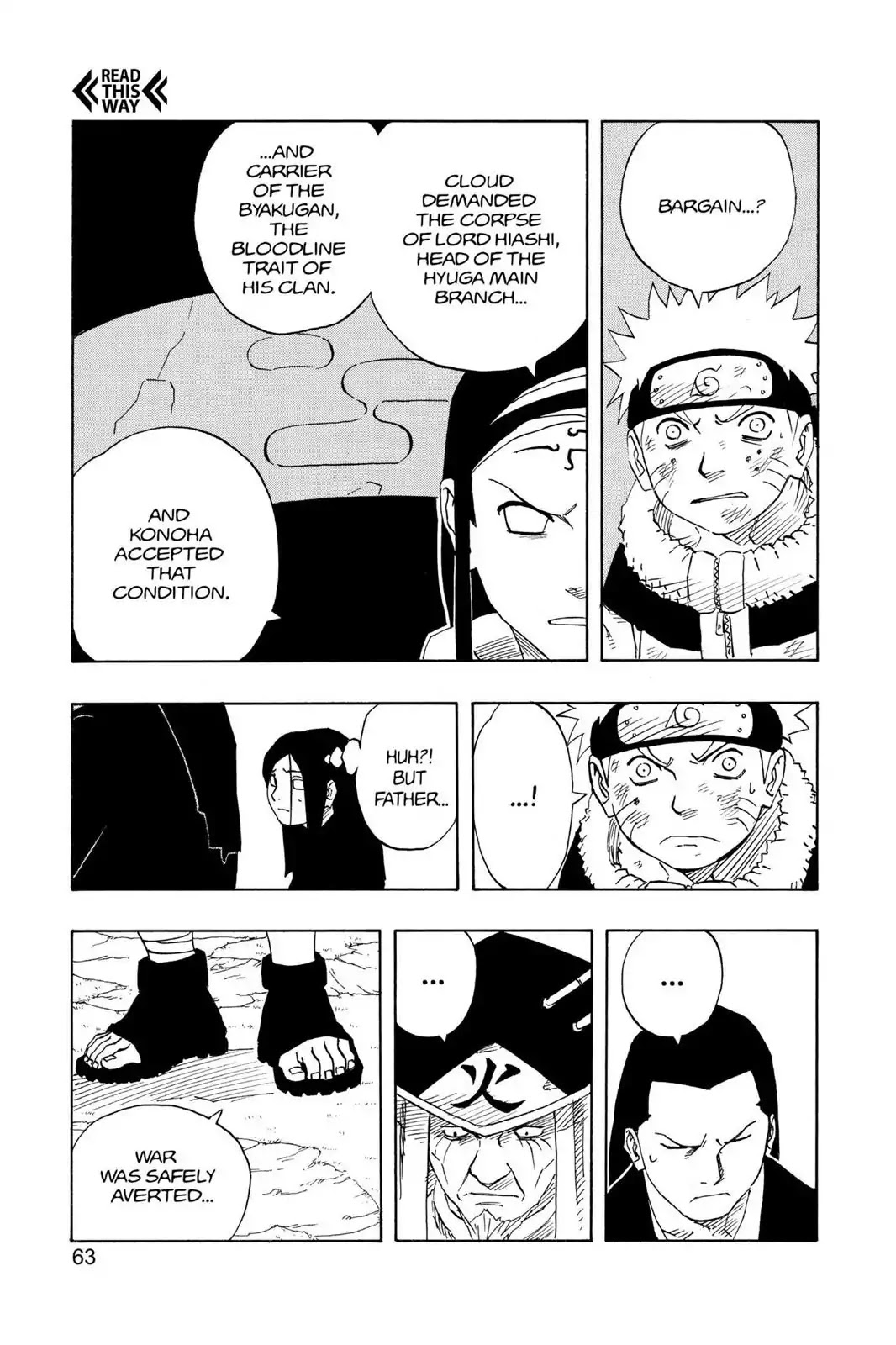 Naruto Chapter 102 page 17 - Chapter 102: The Caged Bird...!!
