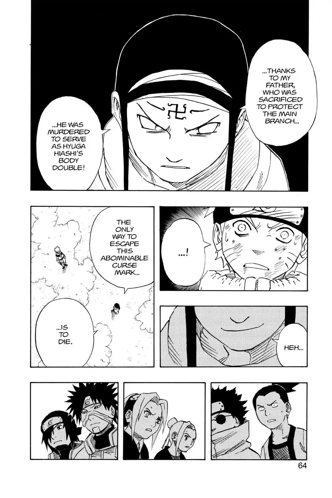 Naruto Chapter 102 page 18 - Chapter 102: The Caged Bird...!!