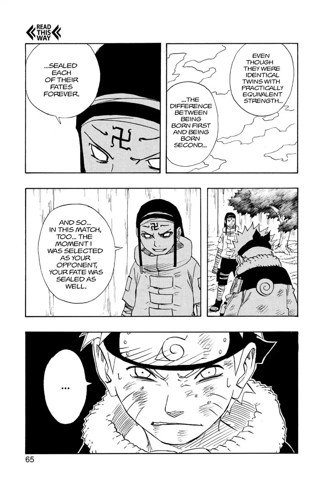 Naruto Chapter 102 page 19 - Chapter 102: The Caged Bird...!!