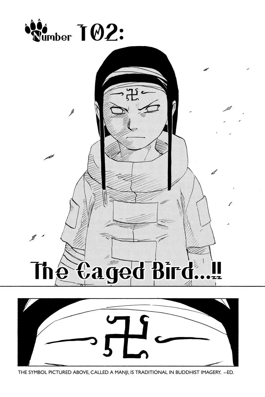 Naruto Chapter 102 page 4 - Chapter 102: The Caged Bird...!!