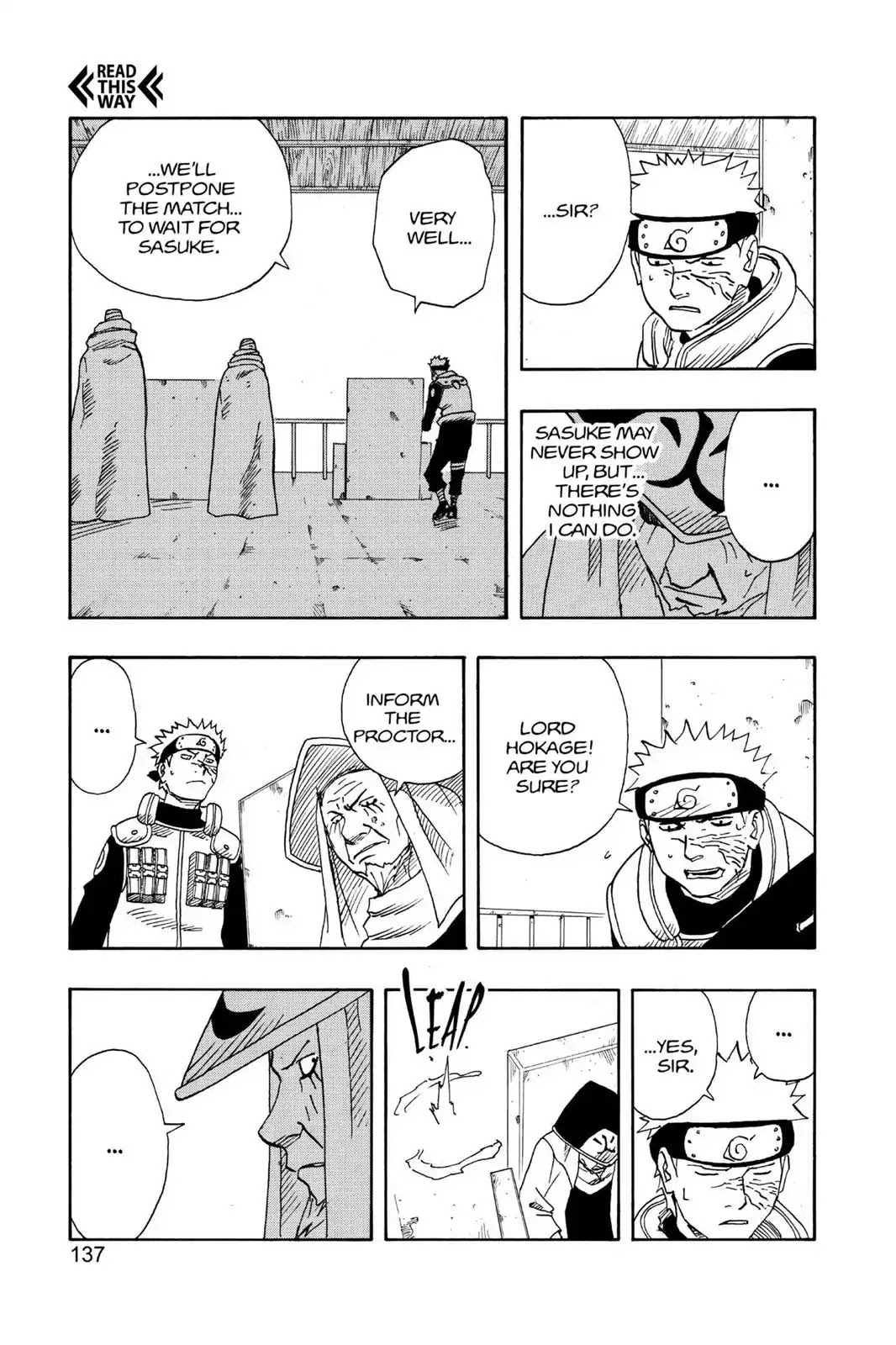 Naruto Chapter 106 page 11 - Chapter 106: Sasuke Forfeits...?!
