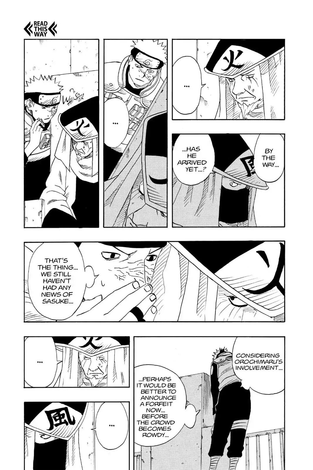 Naruto Chapter 106 page 3 - Chapter 106: Sasuke Forfeits...?!