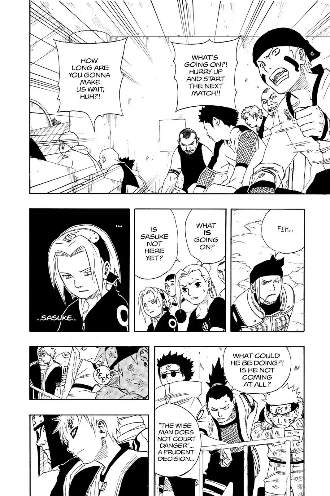 Naruto Chapter 106 page 4 - Chapter 106: Sasuke Forfeits...?!