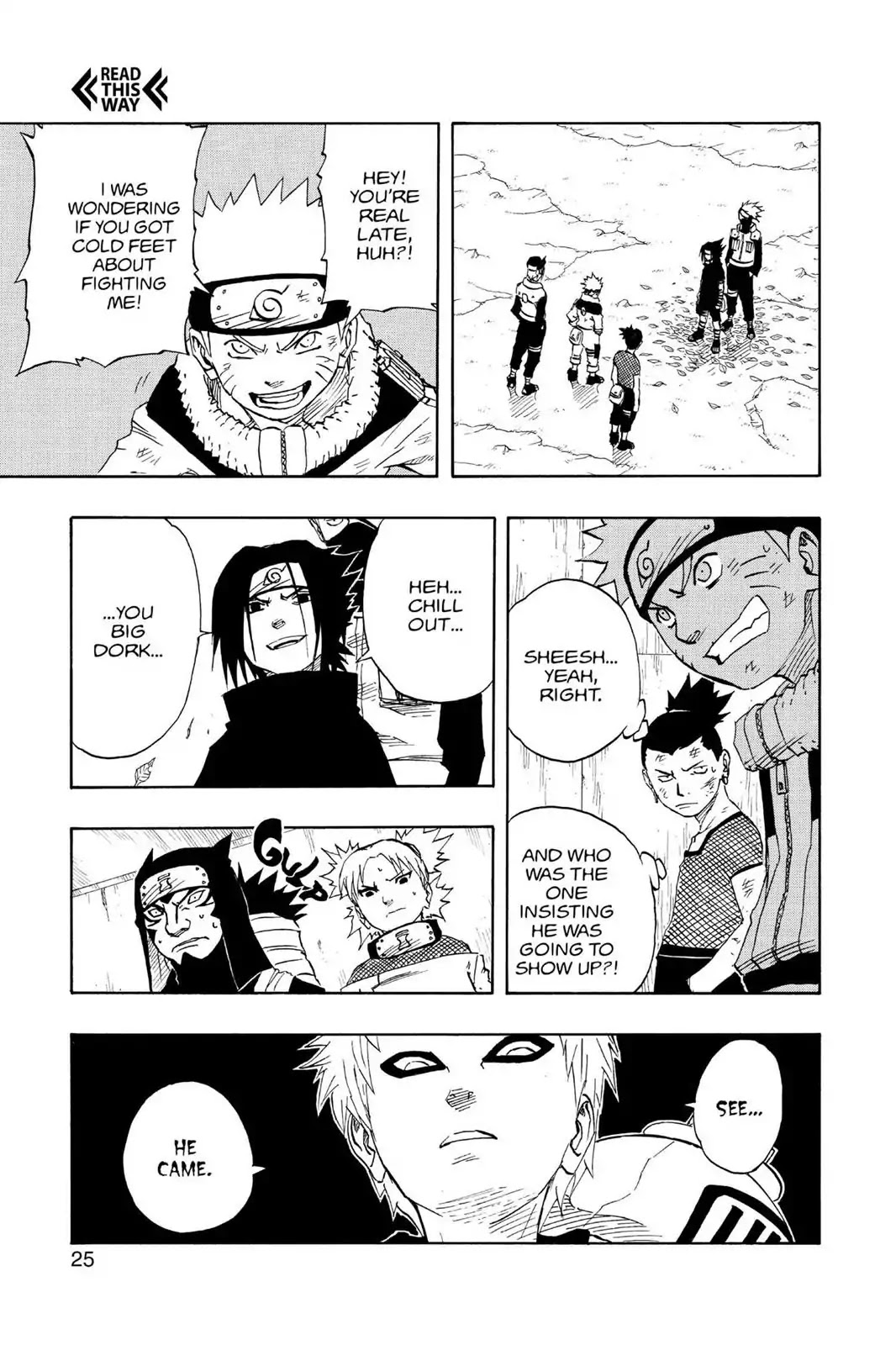 Naruto Chapter 109 page 26 - Chapter 109: Tree Leaves Dancing...!!