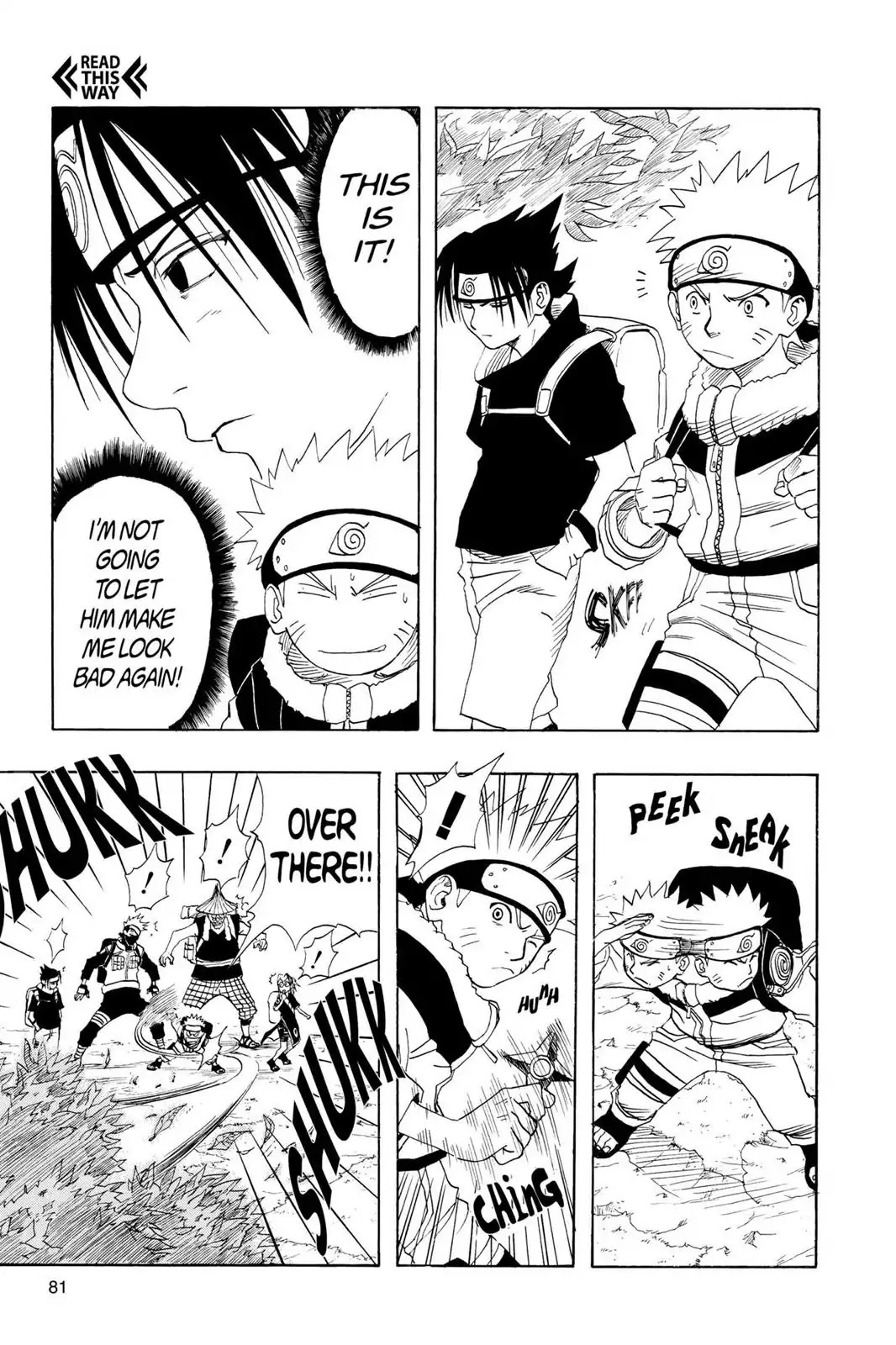 Naruto Chapter 11 page 13 - Chapter 11: Going Ashore