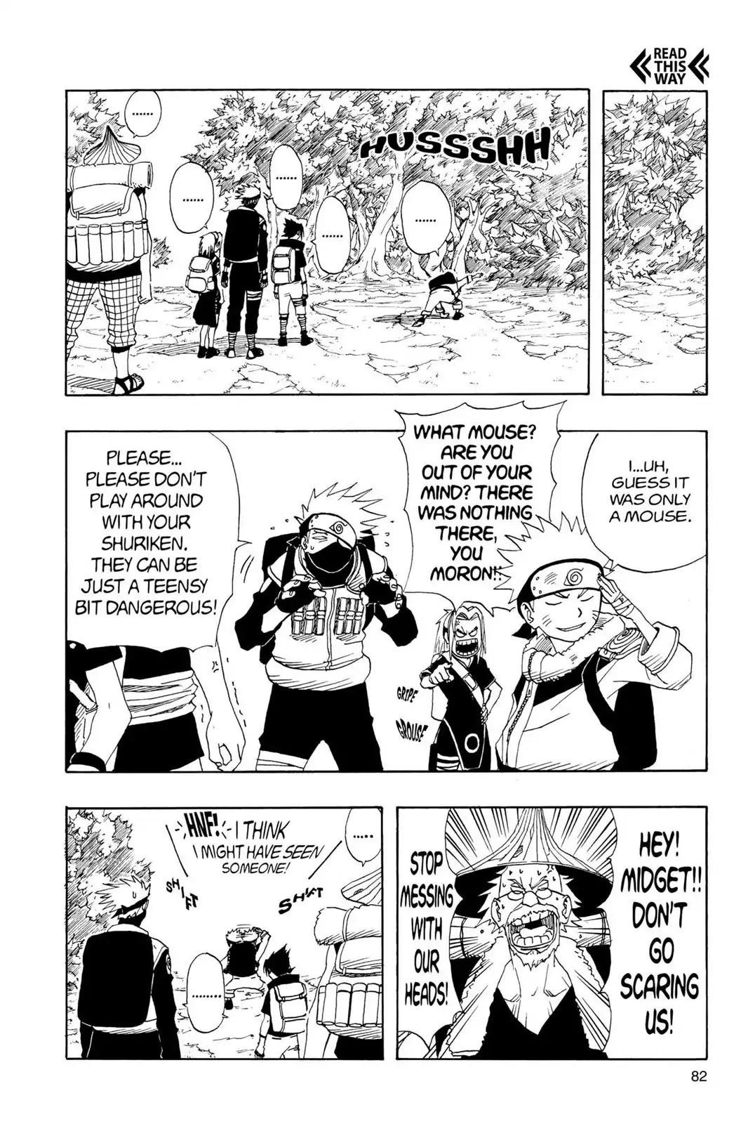 Naruto Chapter 11 page 14 - Chapter 11: Going Ashore
