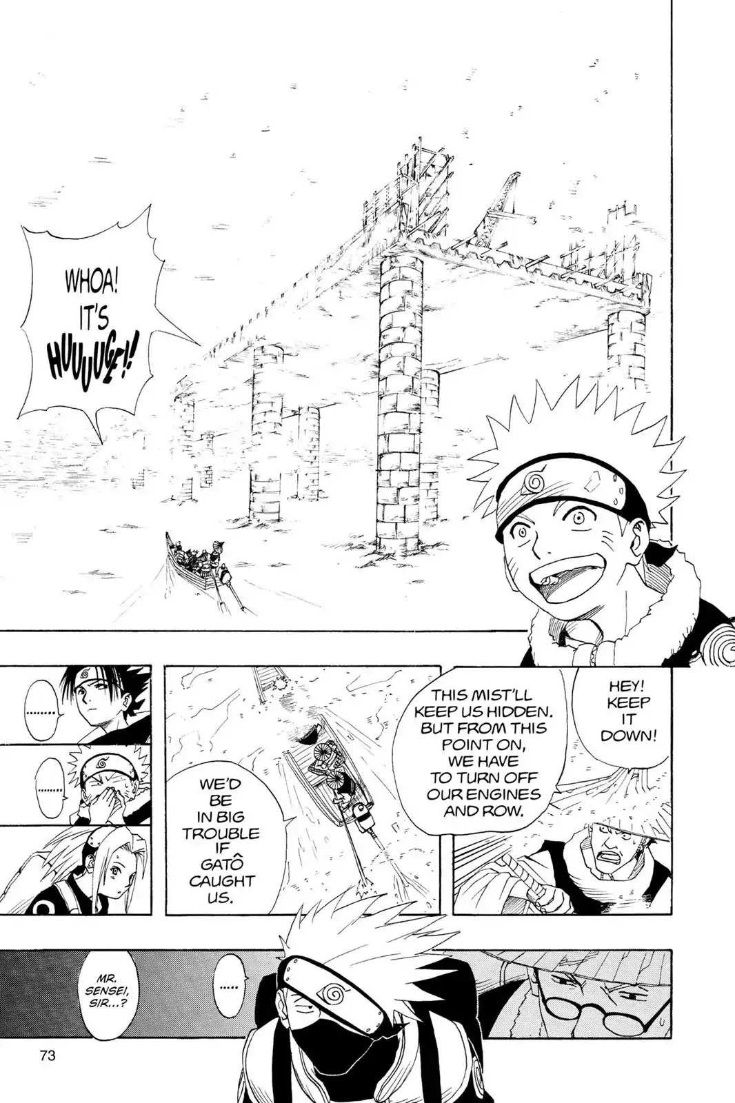 Naruto Chapter 11 page 5 - Chapter 11: Going Ashore