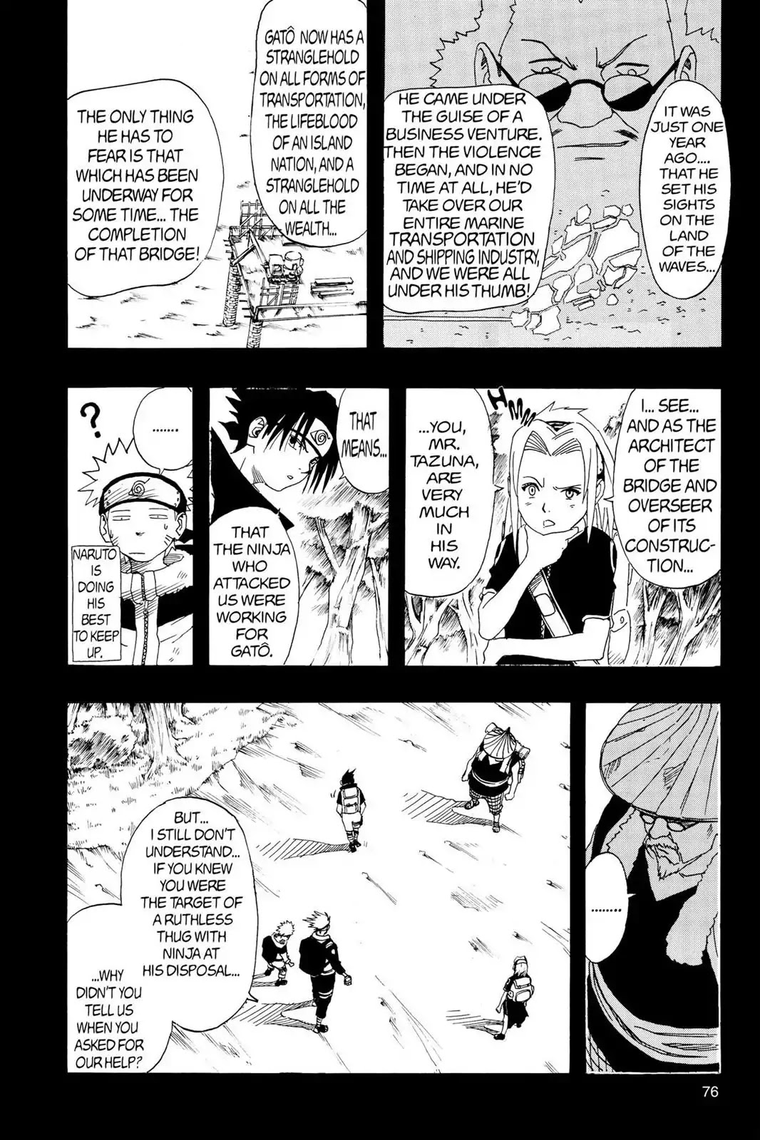 Naruto Chapter 11 page 8 - Chapter 11: Going Ashore