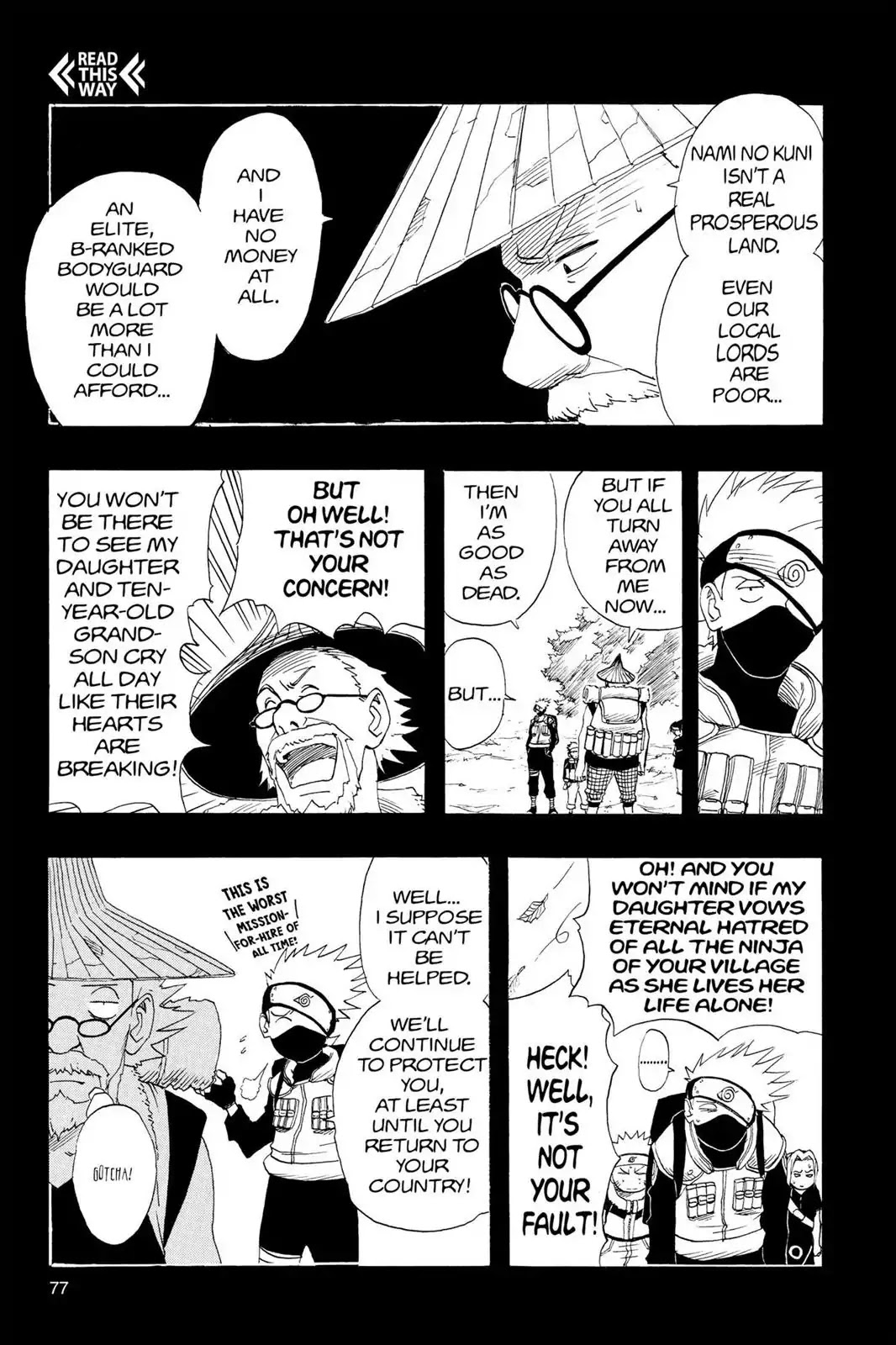 Naruto Chapter 11 page 9 - Chapter 11: Going Ashore