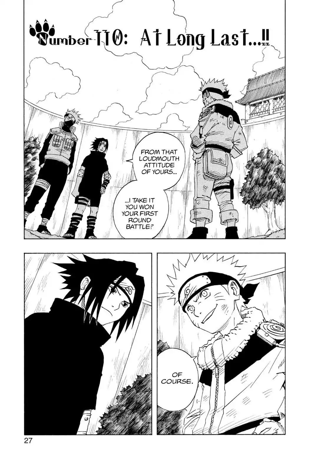 Naruto Chapter 110 page 1 - Chapter 110: At Long Last...!!