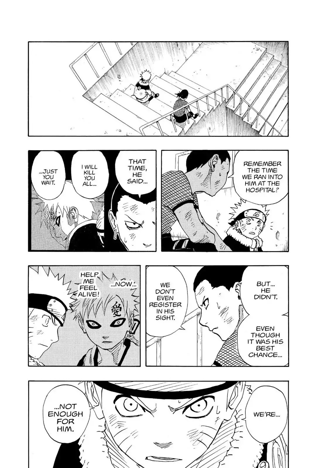 Naruto Chapter 111 page 10 - Chapter 111: Sasuke Vs. Gaara!!!