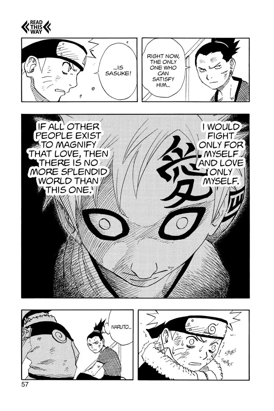 Naruto Chapter 111 page 11 - Chapter 111: Sasuke Vs. Gaara!!!