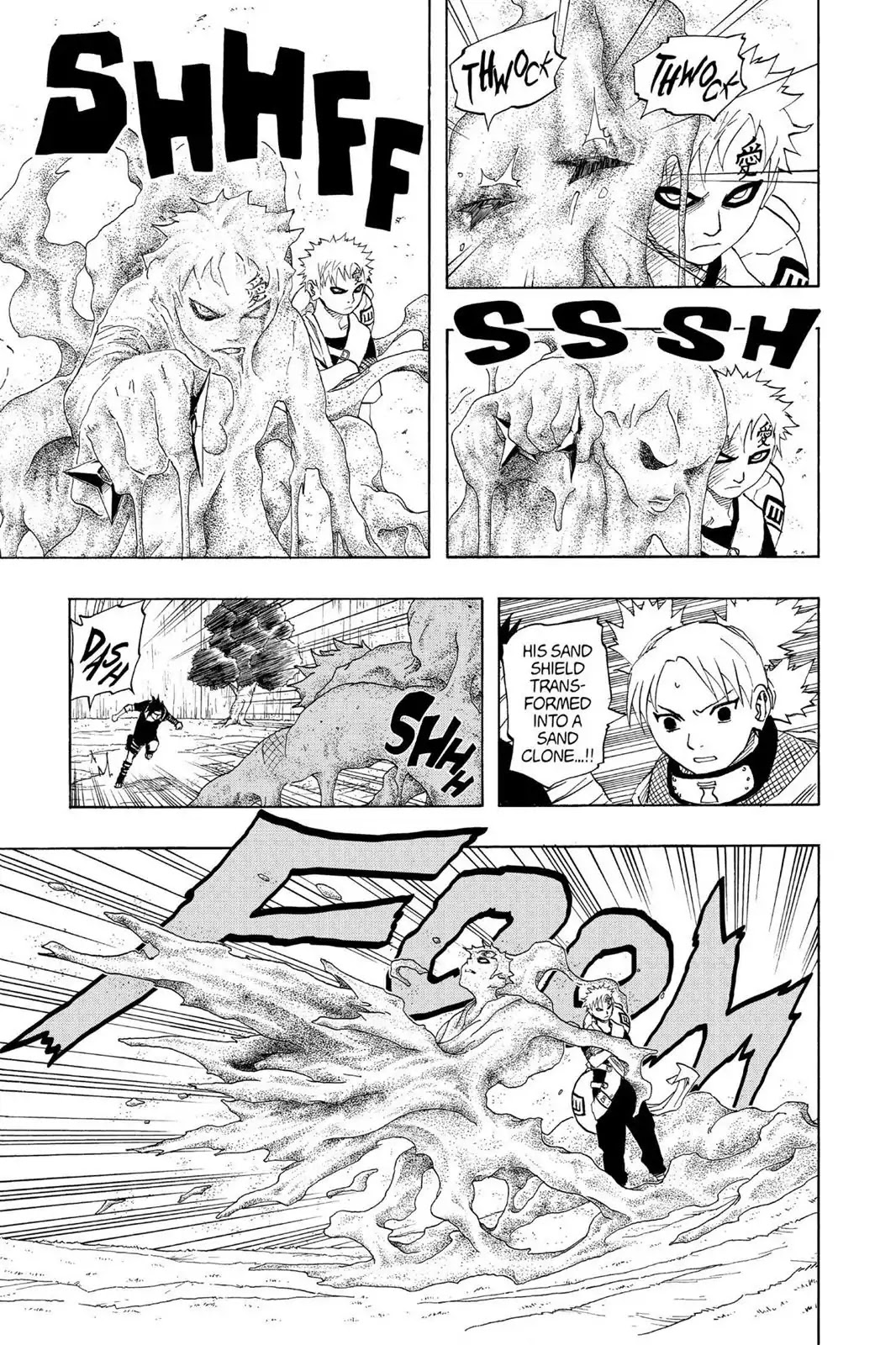 Naruto Chapter 111 page 13 - Chapter 111: Sasuke Vs. Gaara!!!