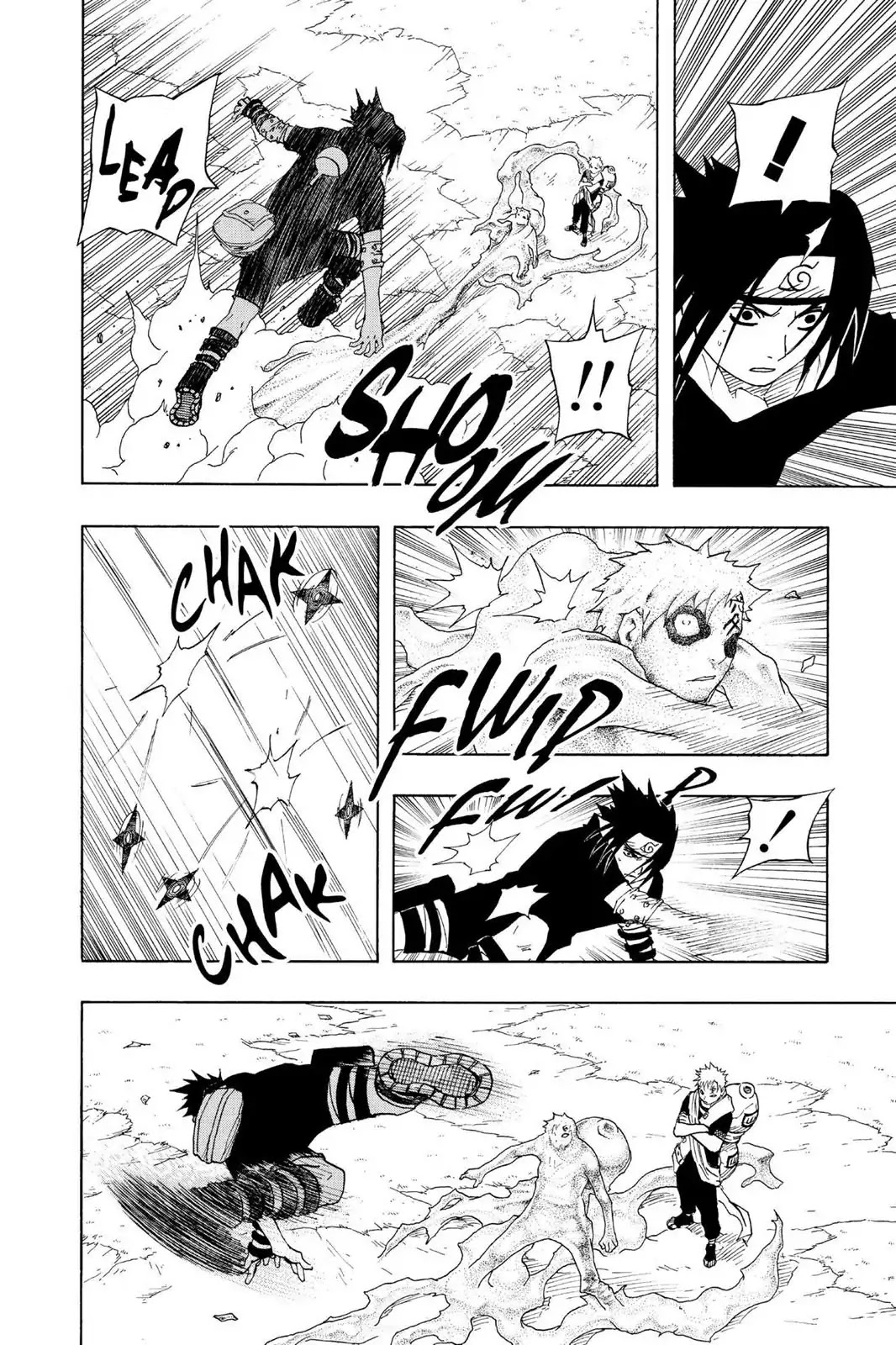 Naruto Chapter 111 page 14 - Chapter 111: Sasuke Vs. Gaara!!!