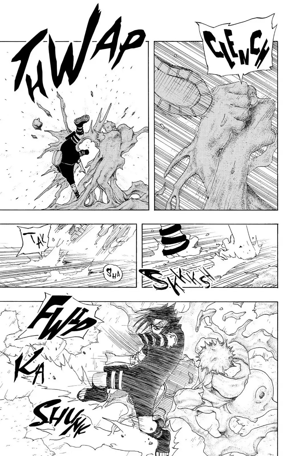 Naruto Chapter 111 page 15 - Chapter 111: Sasuke Vs. Gaara!!!