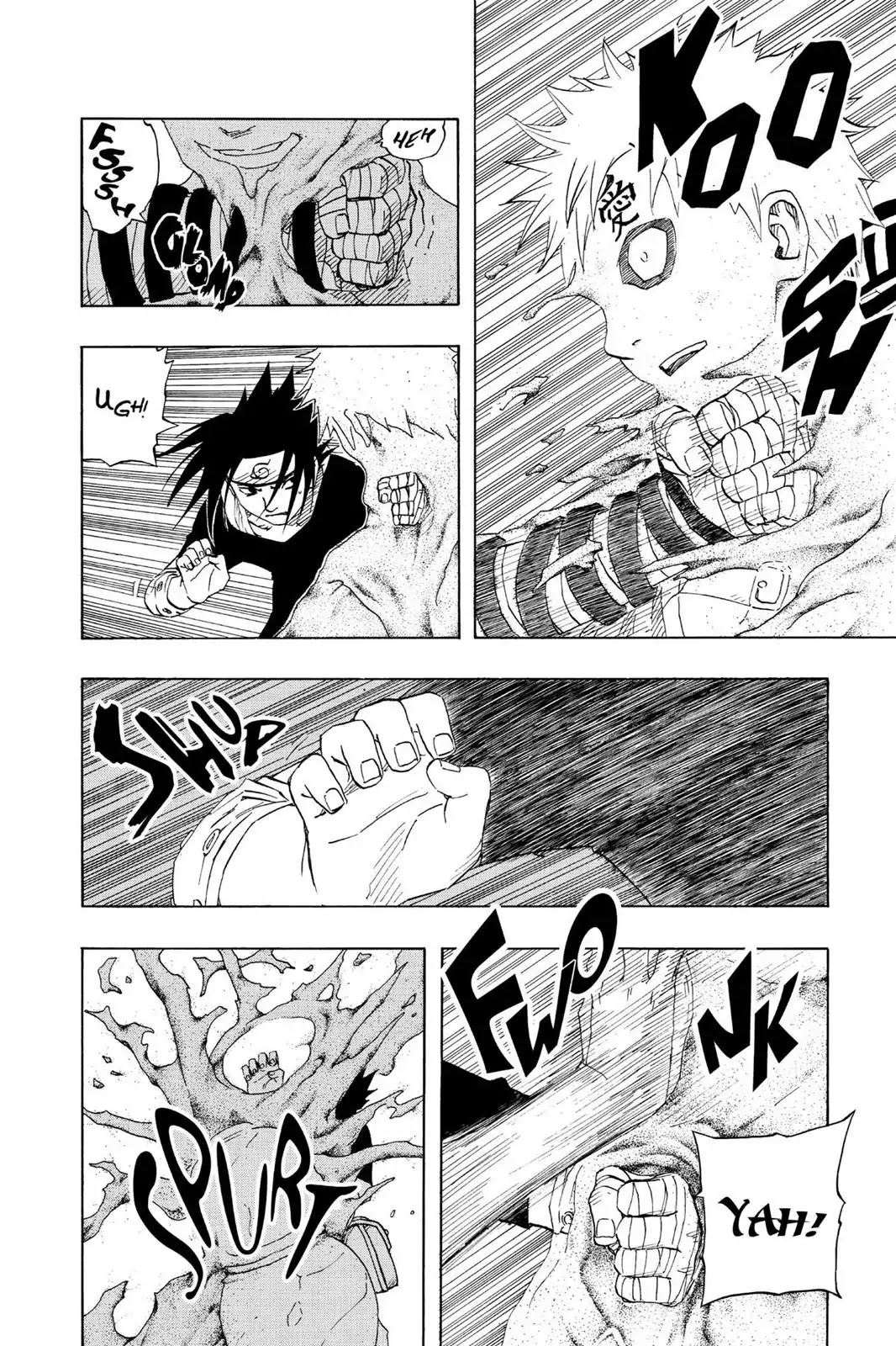 Naruto Chapter 111 page 16 - Chapter 111: Sasuke Vs. Gaara!!!