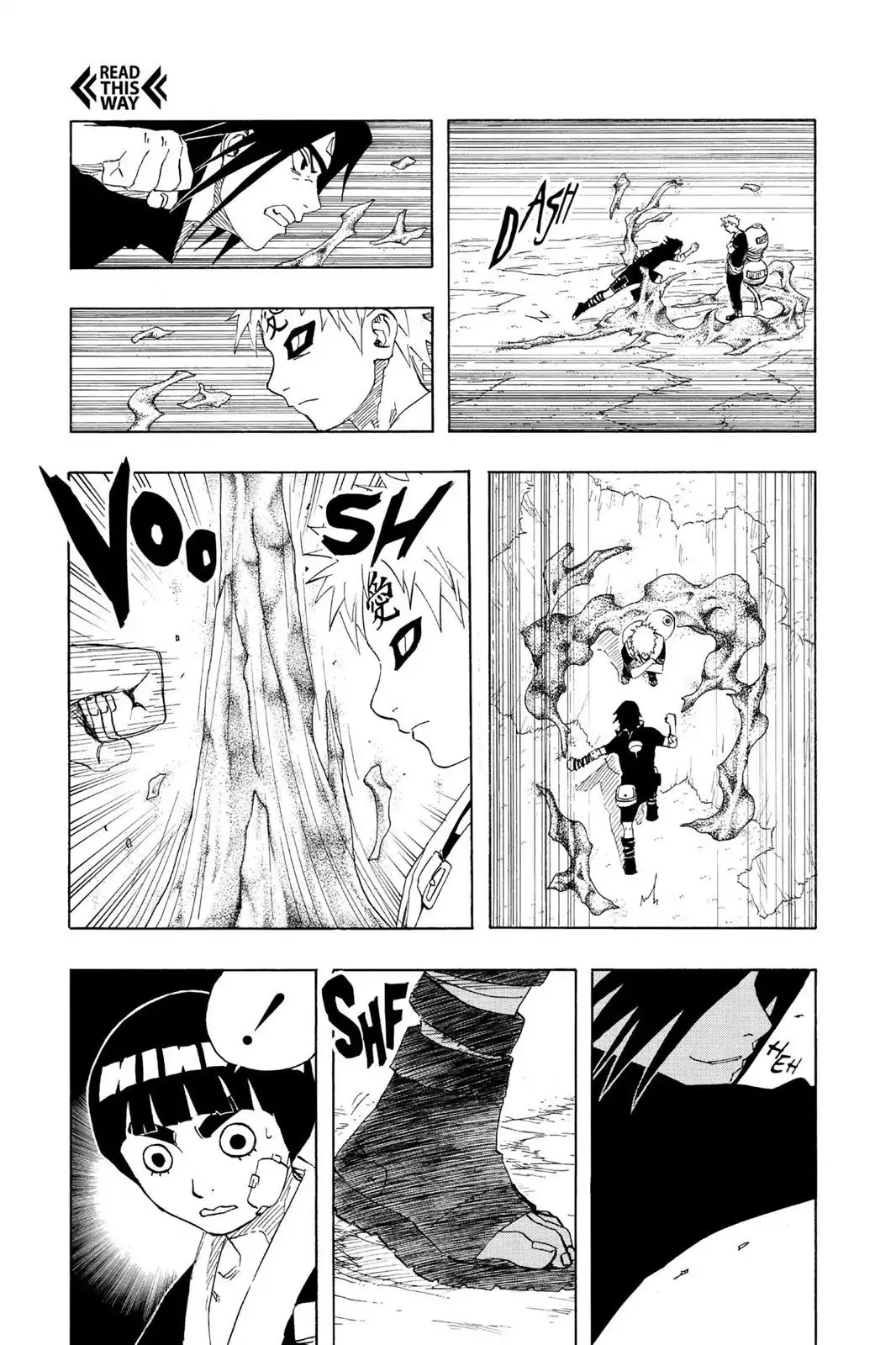 Naruto Chapter 111 page 17 - Chapter 111: Sasuke Vs. Gaara!!!