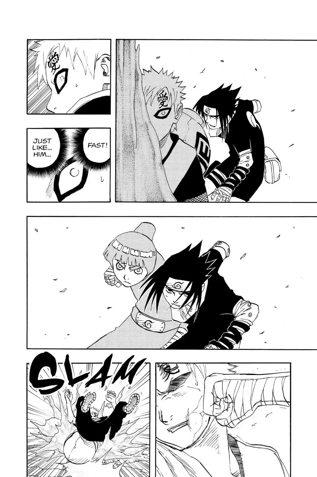 Naruto Chapter 111 page 18 - Chapter 111: Sasuke Vs. Gaara!!!