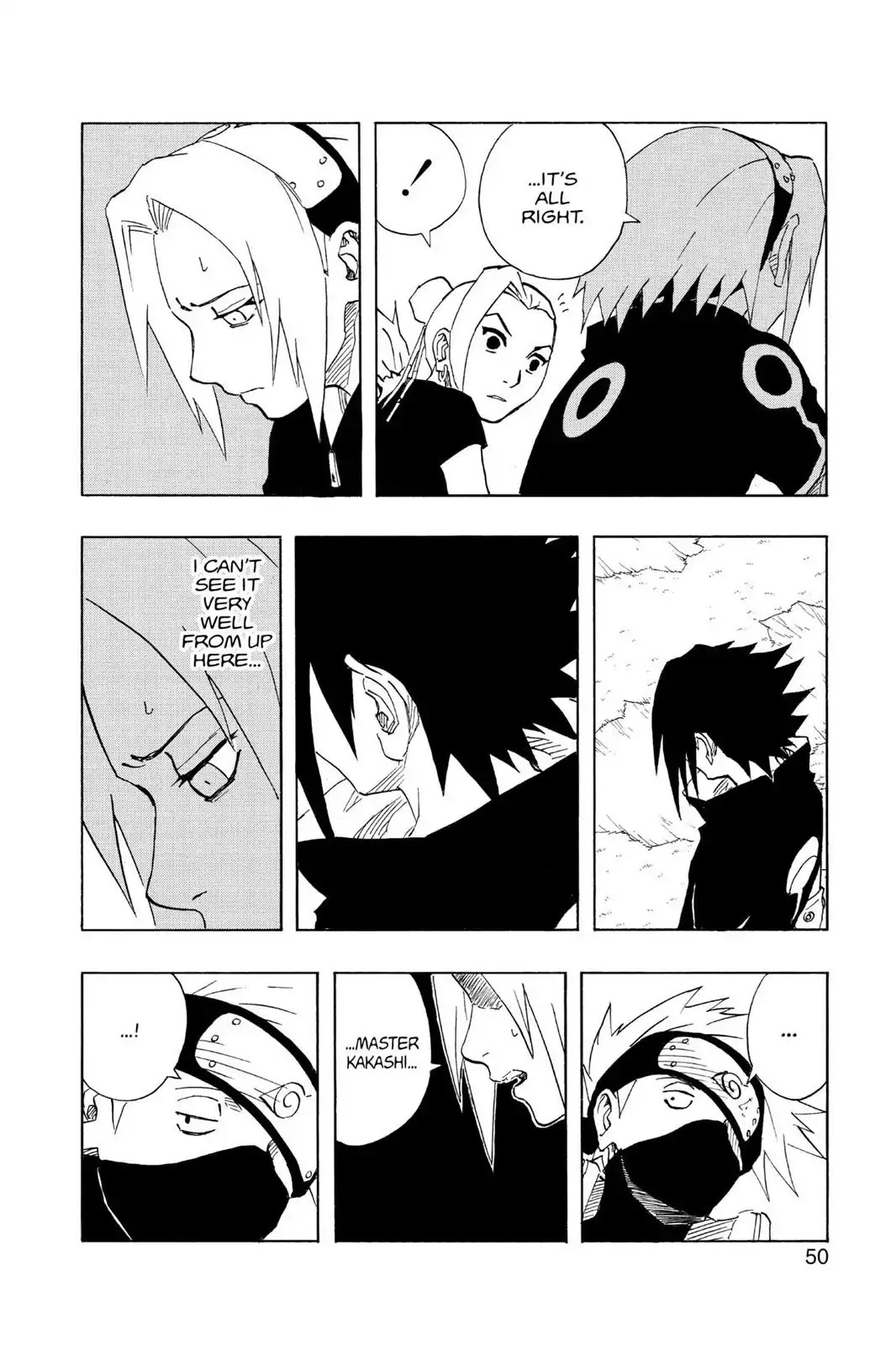 Naruto Chapter 111 page 4 - Chapter 111: Sasuke Vs. Gaara!!!
