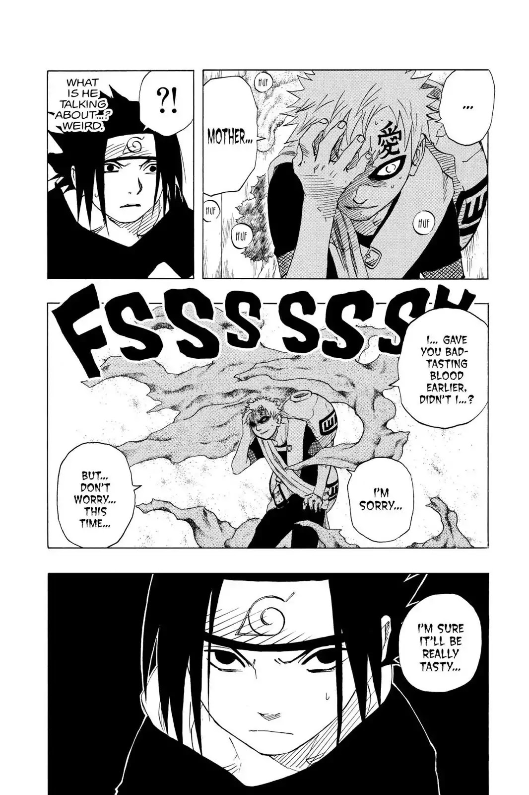 Naruto Chapter 111 page 8 - Chapter 111: Sasuke Vs. Gaara!!!