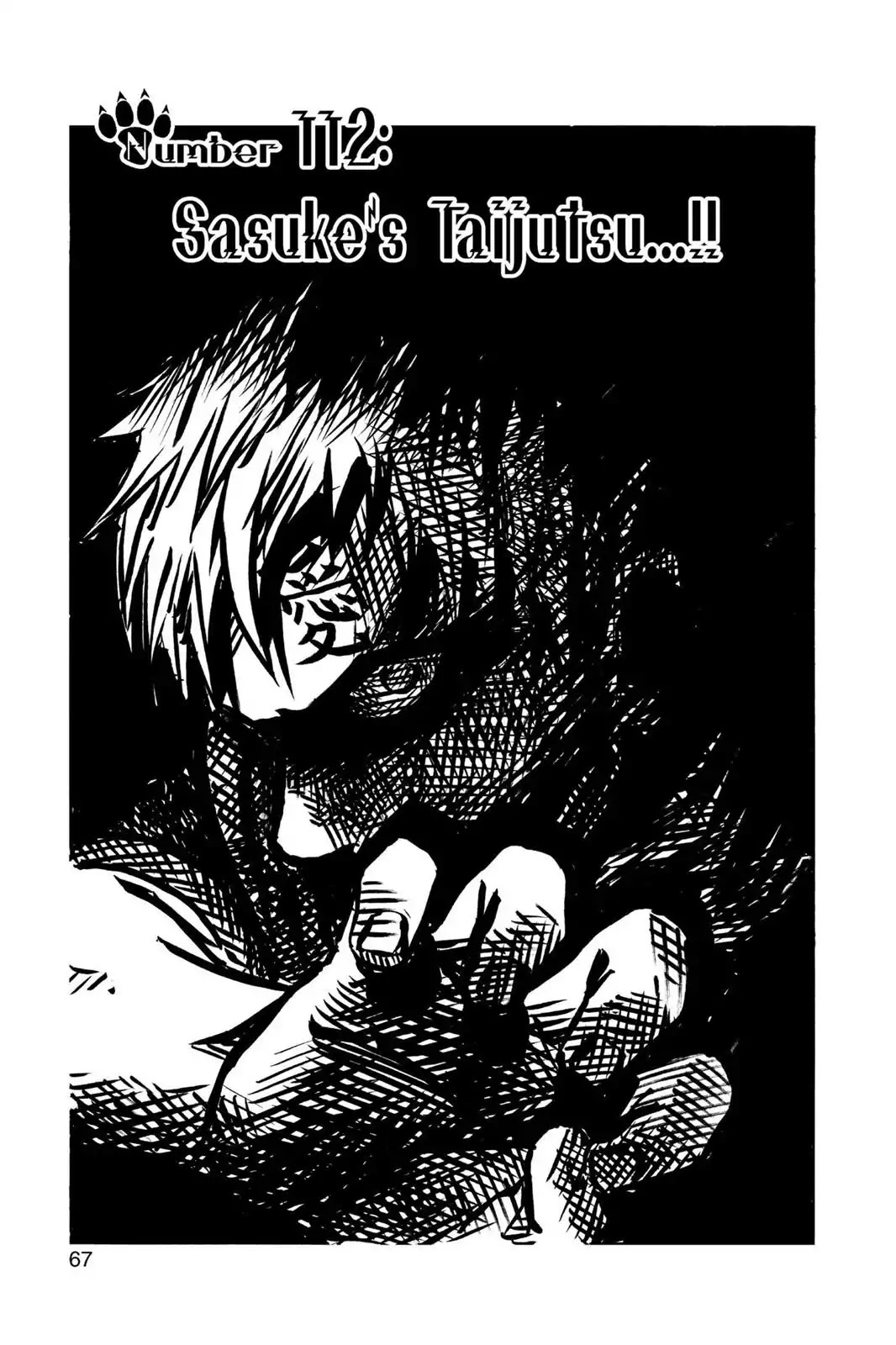Naruto Chapter 112 page 1 - Chapter 112: Sasuke's Taijutsu...!!