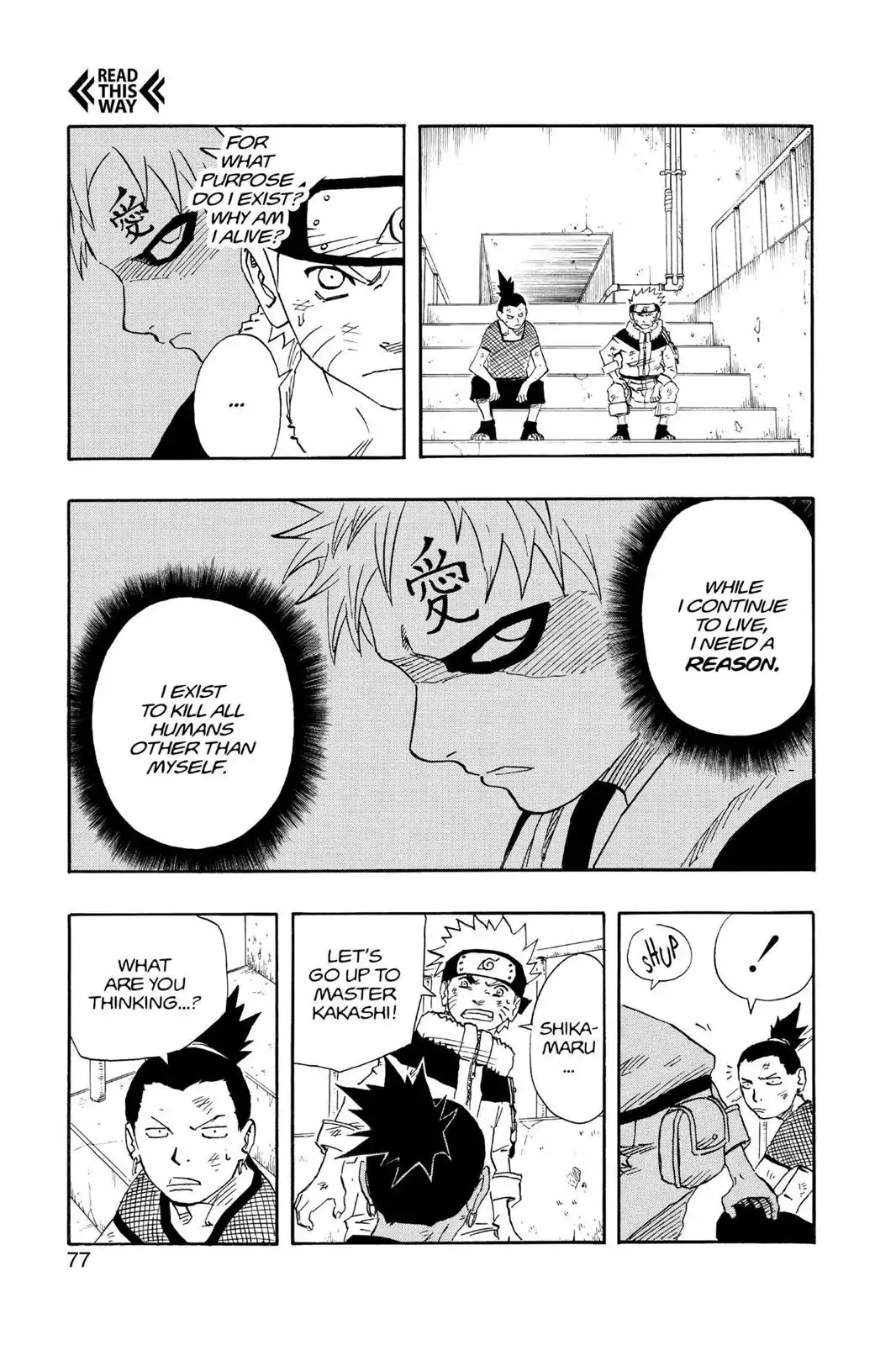 Naruto Chapter 112 page 11 - Chapter 112: Sasuke's Taijutsu...!!