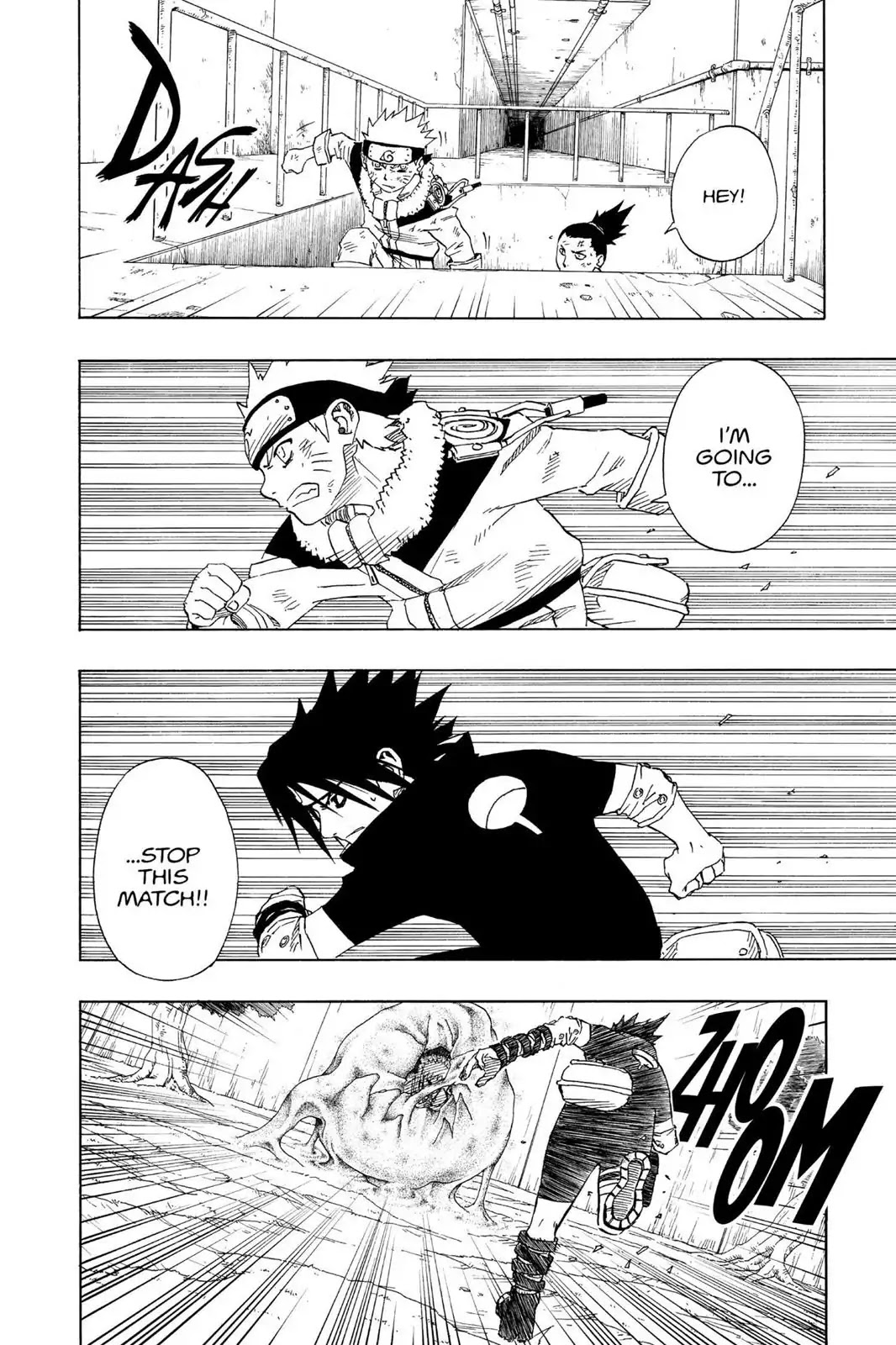 Naruto Chapter 112 page 12 - Chapter 112: Sasuke's Taijutsu...!!