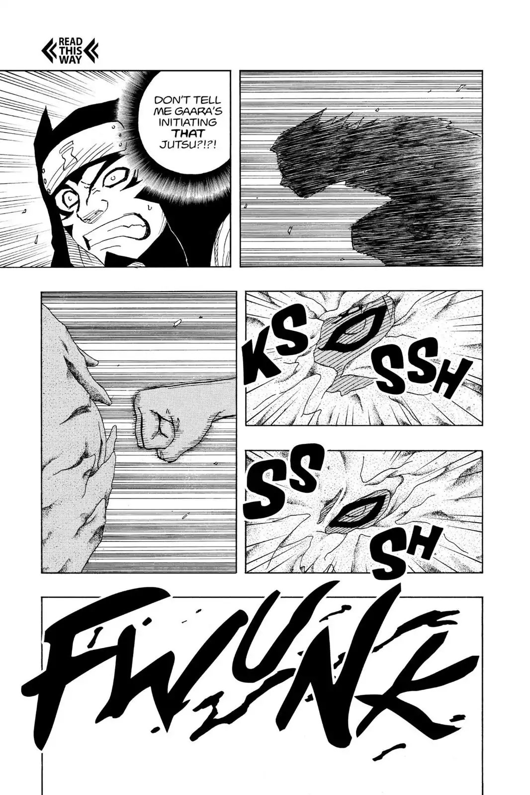 Naruto Chapter 112 page 13 - Chapter 112: Sasuke's Taijutsu...!!