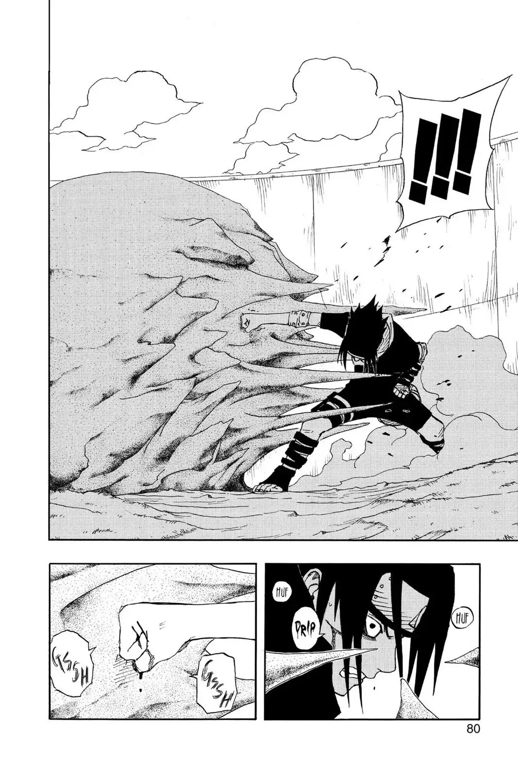 Naruto Chapter 112 page 14 - Chapter 112: Sasuke's Taijutsu...!!