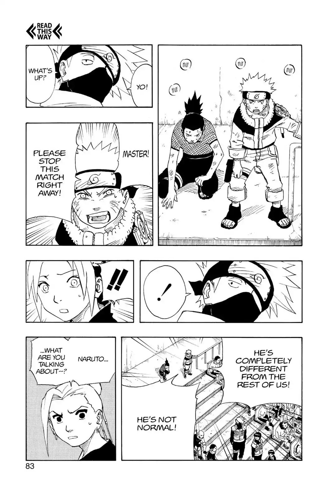 Naruto Chapter 112 page 17 - Chapter 112: Sasuke's Taijutsu...!!