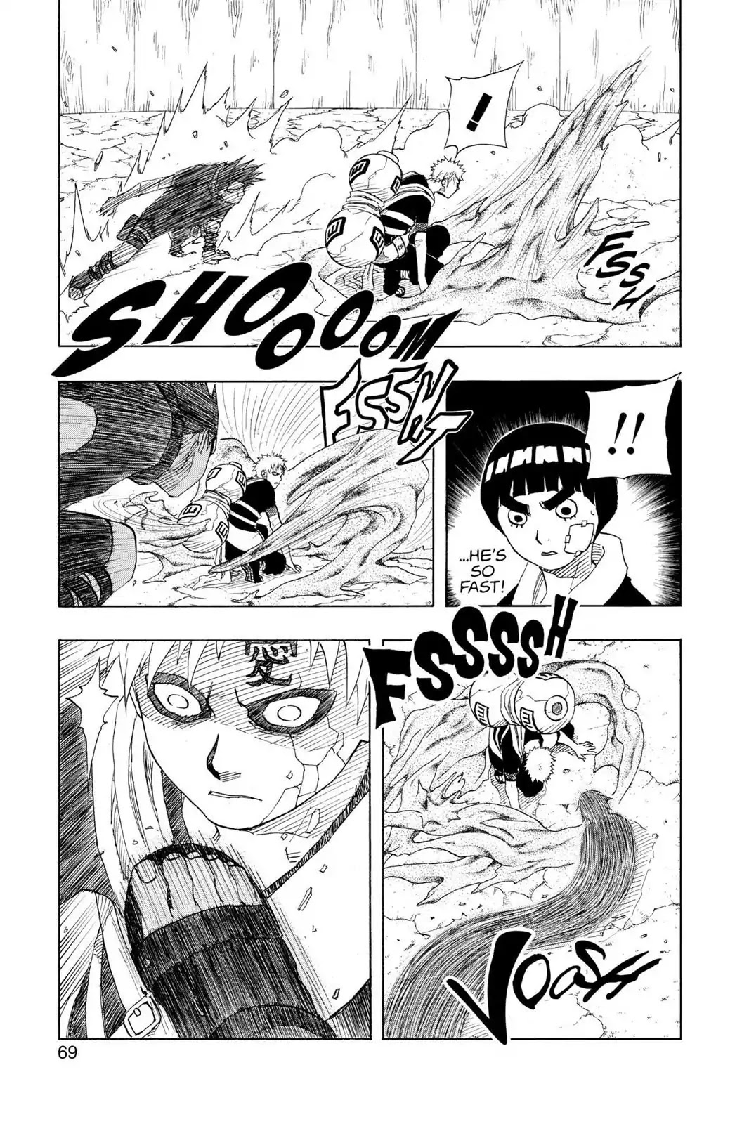 Naruto Chapter 112 page 3 - Chapter 112: Sasuke's Taijutsu...!!