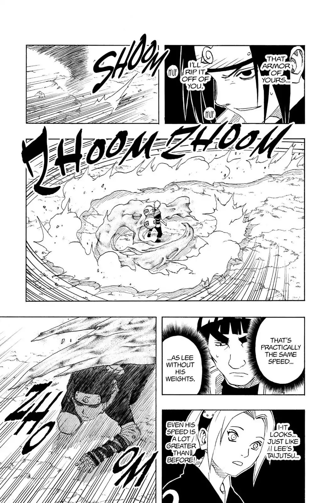 Naruto Chapter 112 page 5 - Chapter 112: Sasuke's Taijutsu...!!