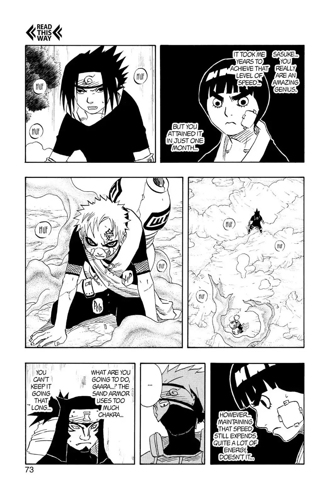 Naruto Chapter 112 page 7 - Chapter 112: Sasuke's Taijutsu...!!