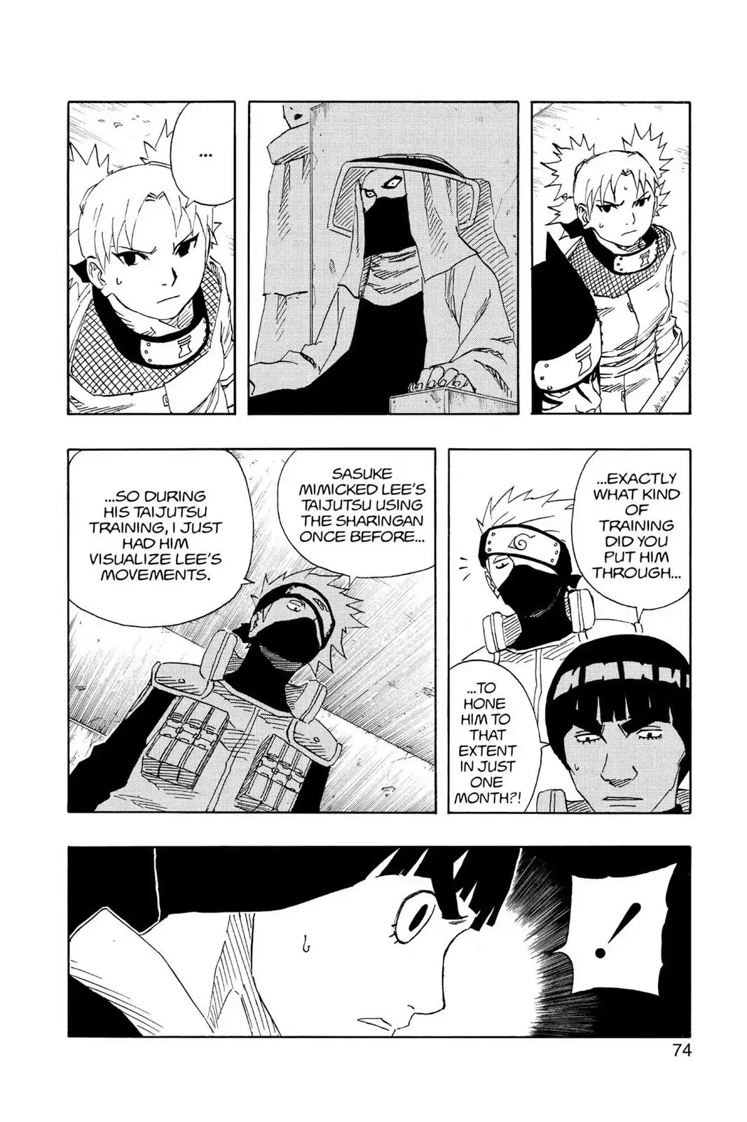 Naruto Chapter 112 page 8 - Chapter 112: Sasuke's Taijutsu...!!