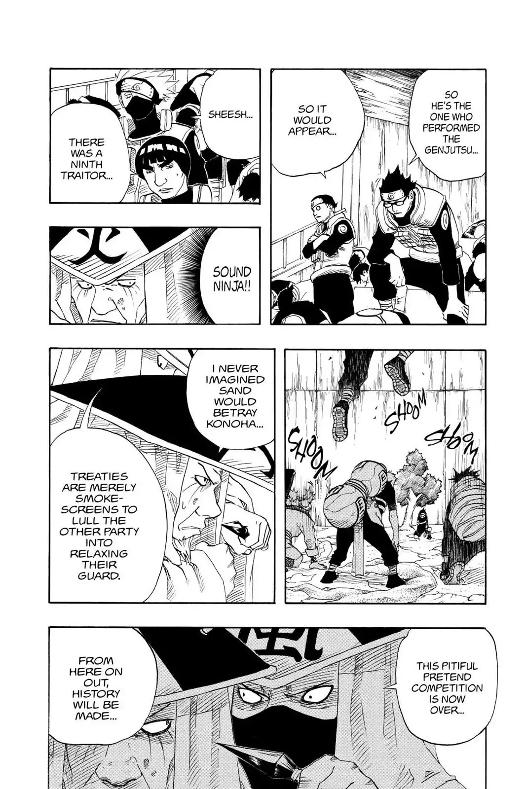 Naruto Chapter 115 page 10 - Chapter 115: The Chunin Exam, Concluded...!!