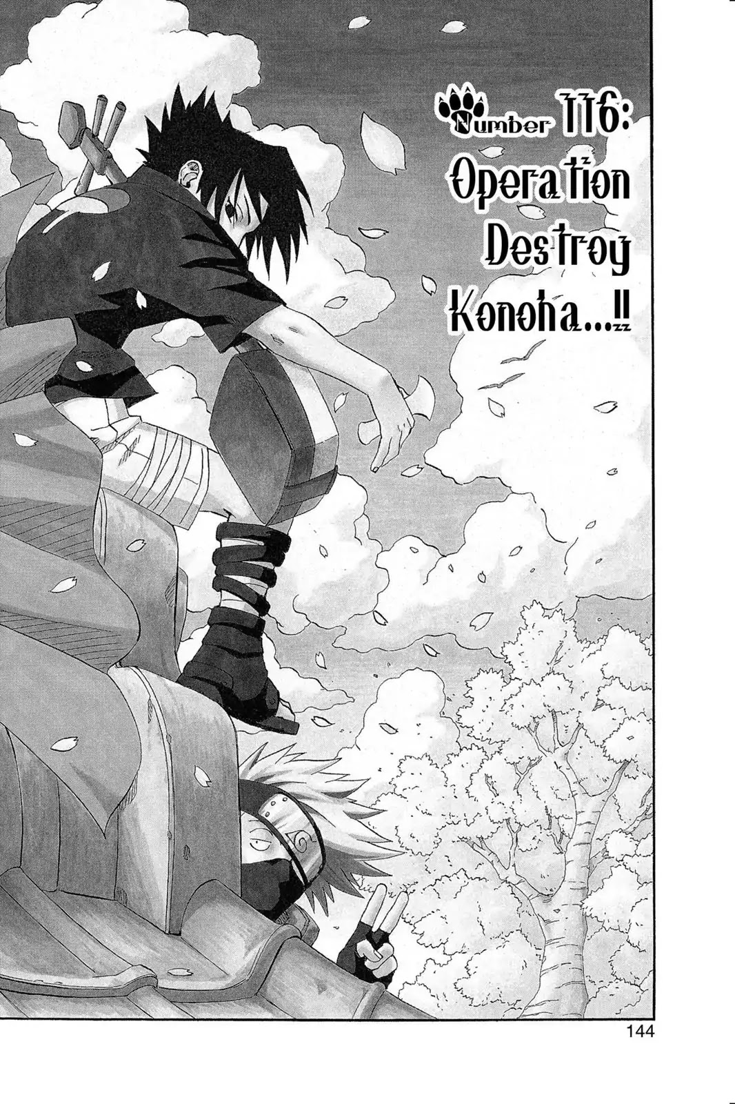 Naruto Chapter 116 page 1 - Chapter 116: Operation Destroy Konaha...!!