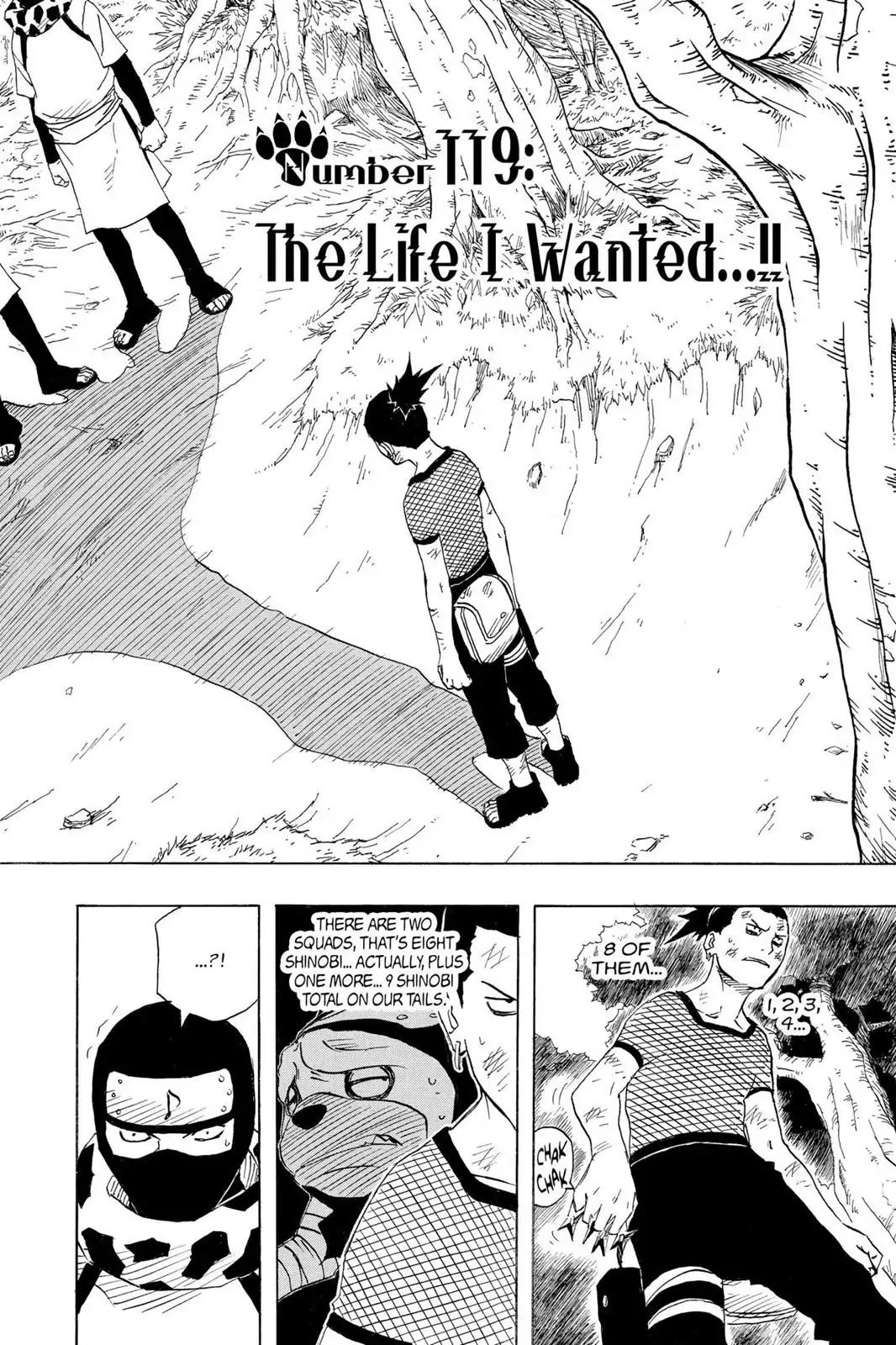 Naruto Chapter 119 page 2 - Chapter 119: I Life I Wanted...!!