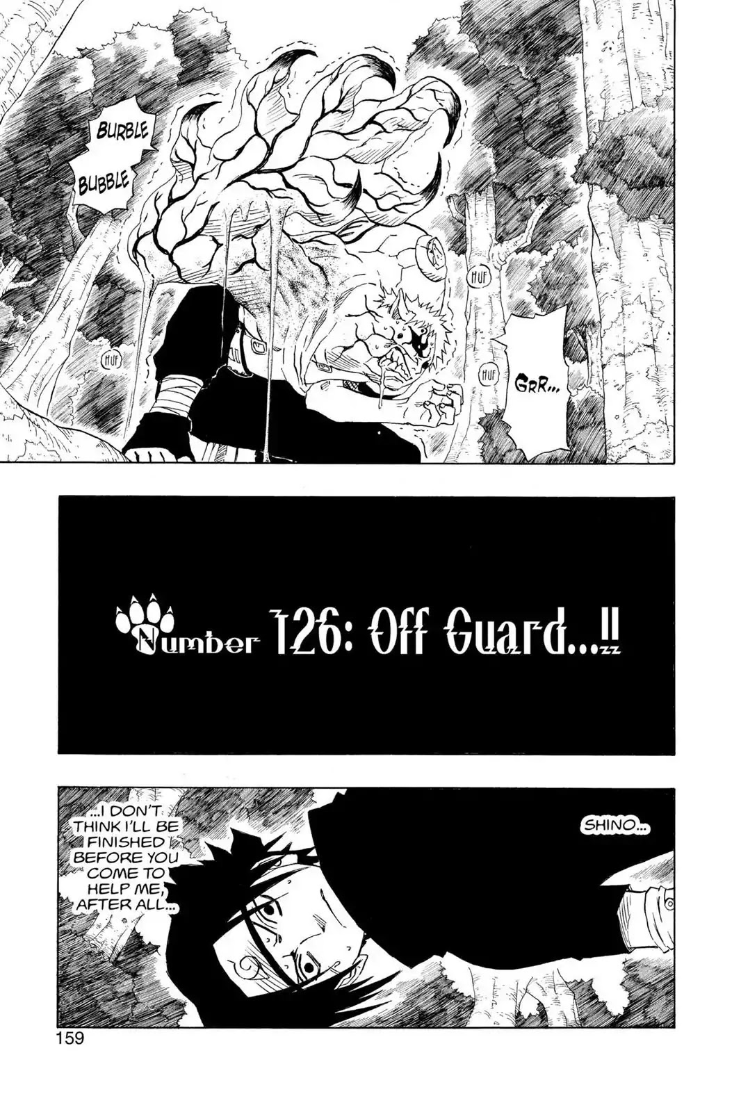 Naruto Chapter 126 page 1 - Chapter 126: Off Guard...!!