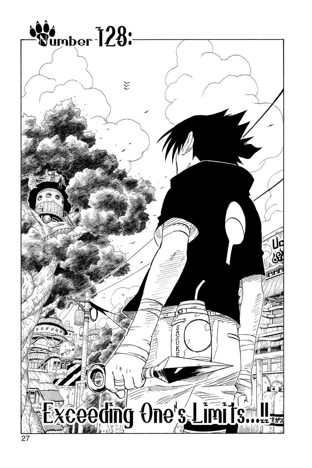Naruto Chapter 128 page 1 - Chapter 128: Exceeding One's Limits...!!